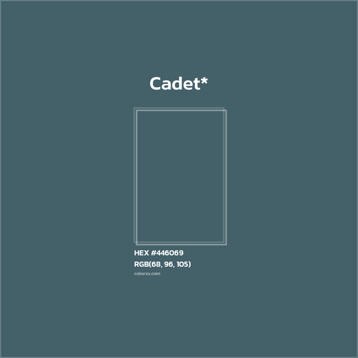 HEX #446069 Color Name, Color Code, Palettes, Similar Paints, Images