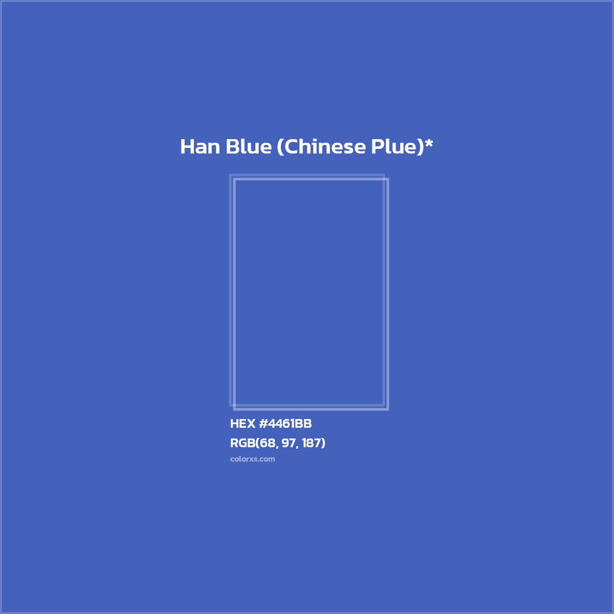 HEX #4461BB Color Name, Color Code, Palettes, Similar Paints, Images