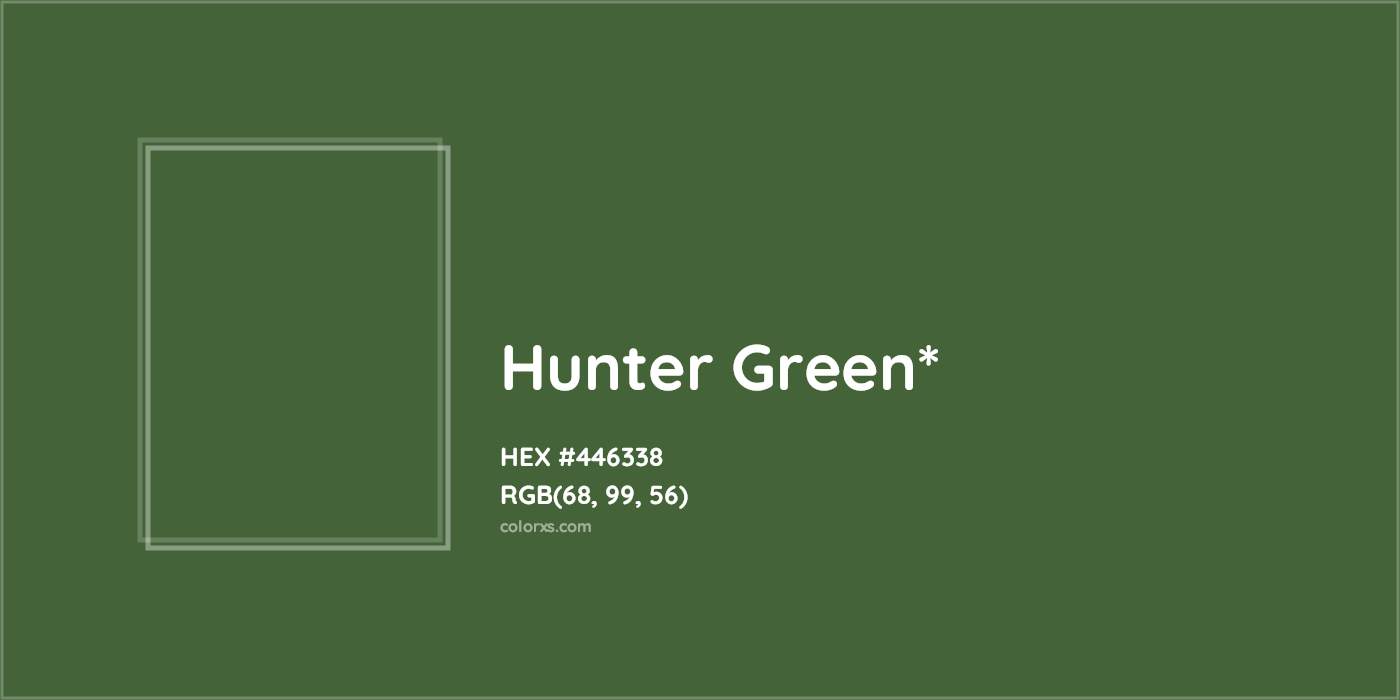 HEX #446338 Color Name, Color Code, Palettes, Similar Paints, Images