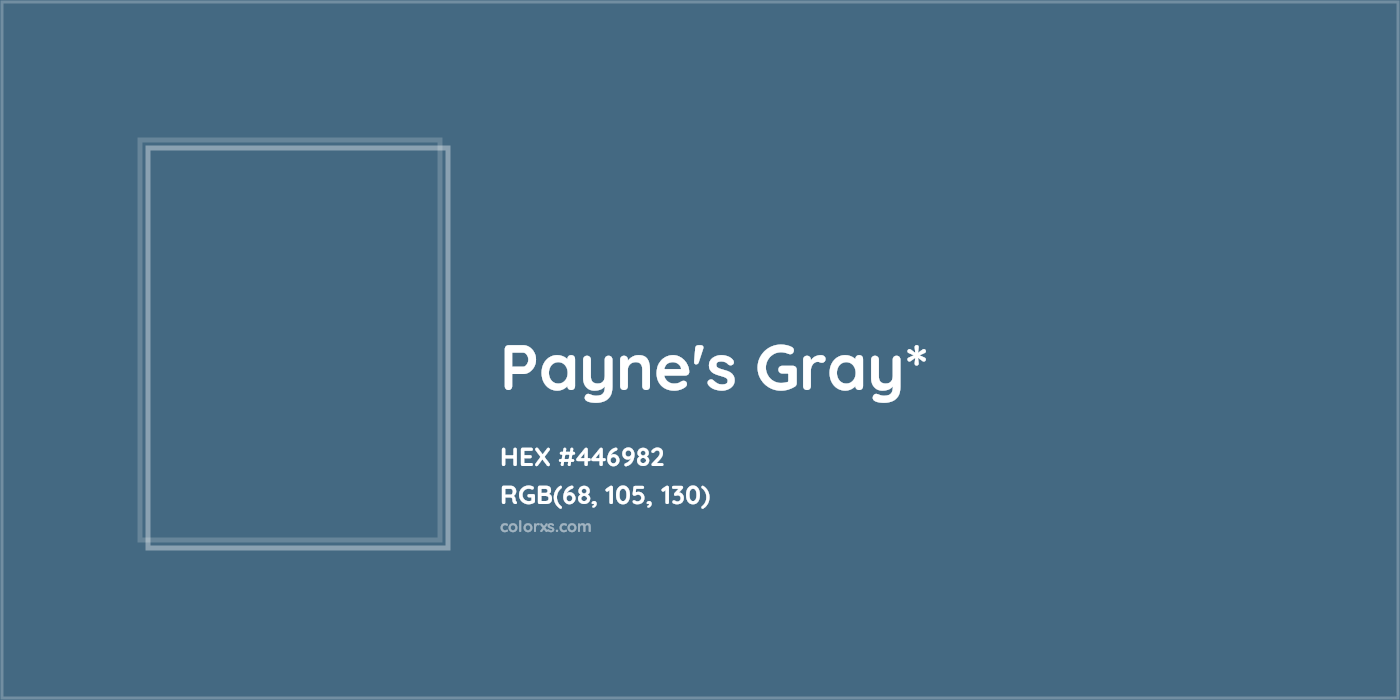 HEX #446982 Color Name, Color Code, Palettes, Similar Paints, Images