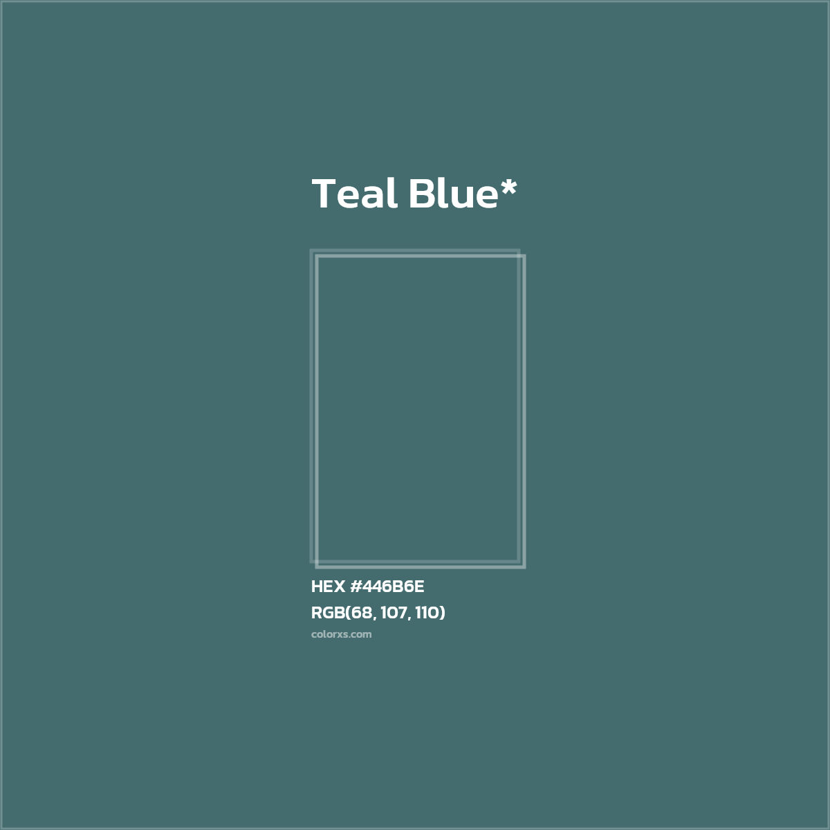 HEX #446B6E Color Name, Color Code, Palettes, Similar Paints, Images