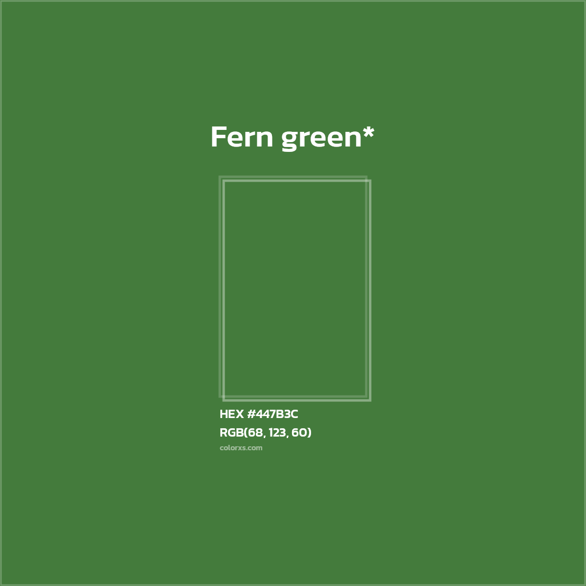 HEX #447B3C Color Name, Color Code, Palettes, Similar Paints, Images