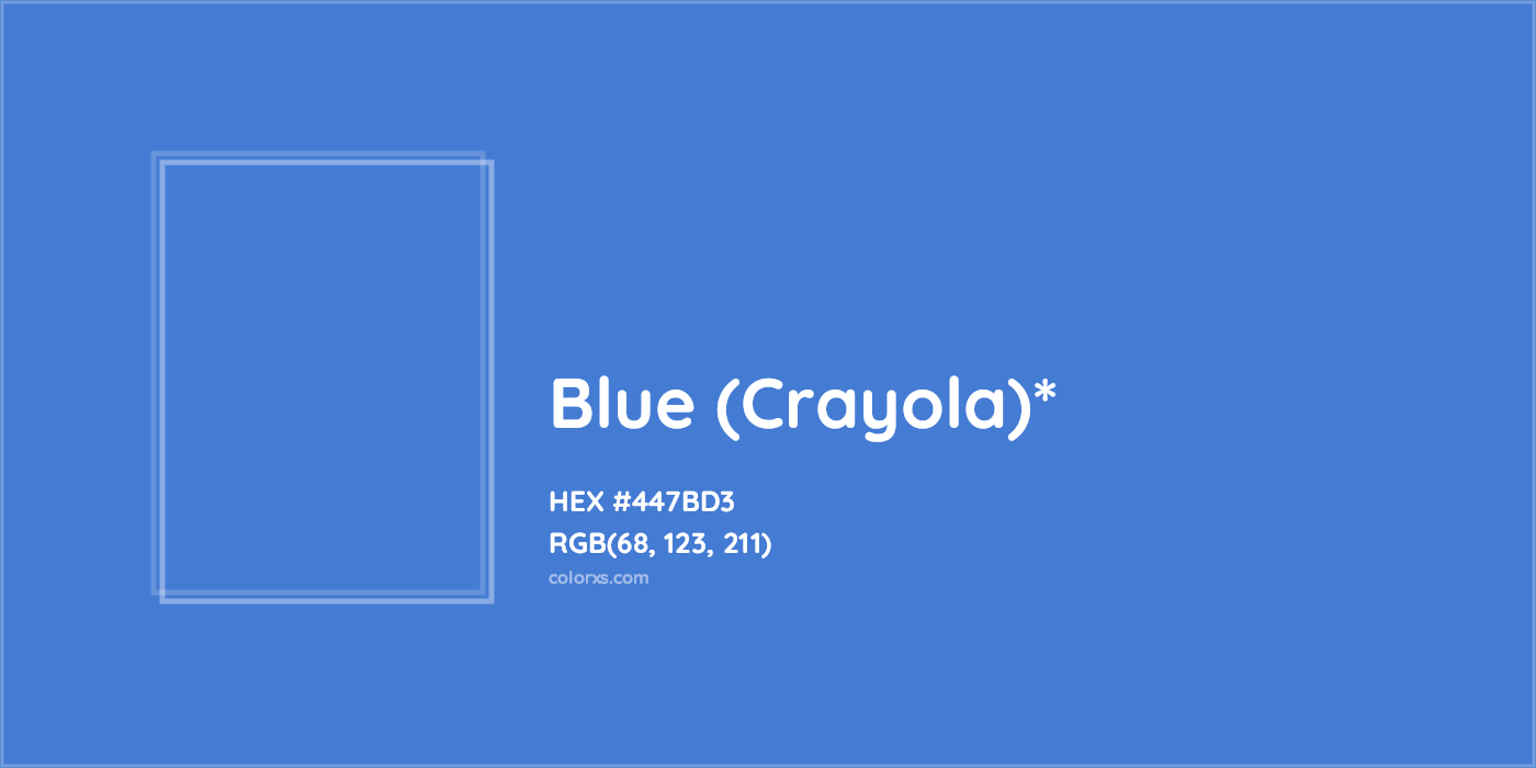 HEX #447BD3 Color Name, Color Code, Palettes, Similar Paints, Images