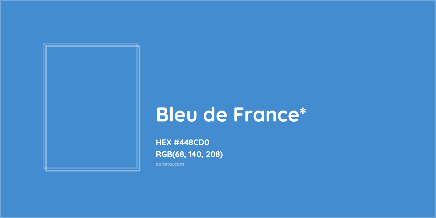 HEX #448CD0 Color Name, Color Code, Palettes, Similar Paints, Images