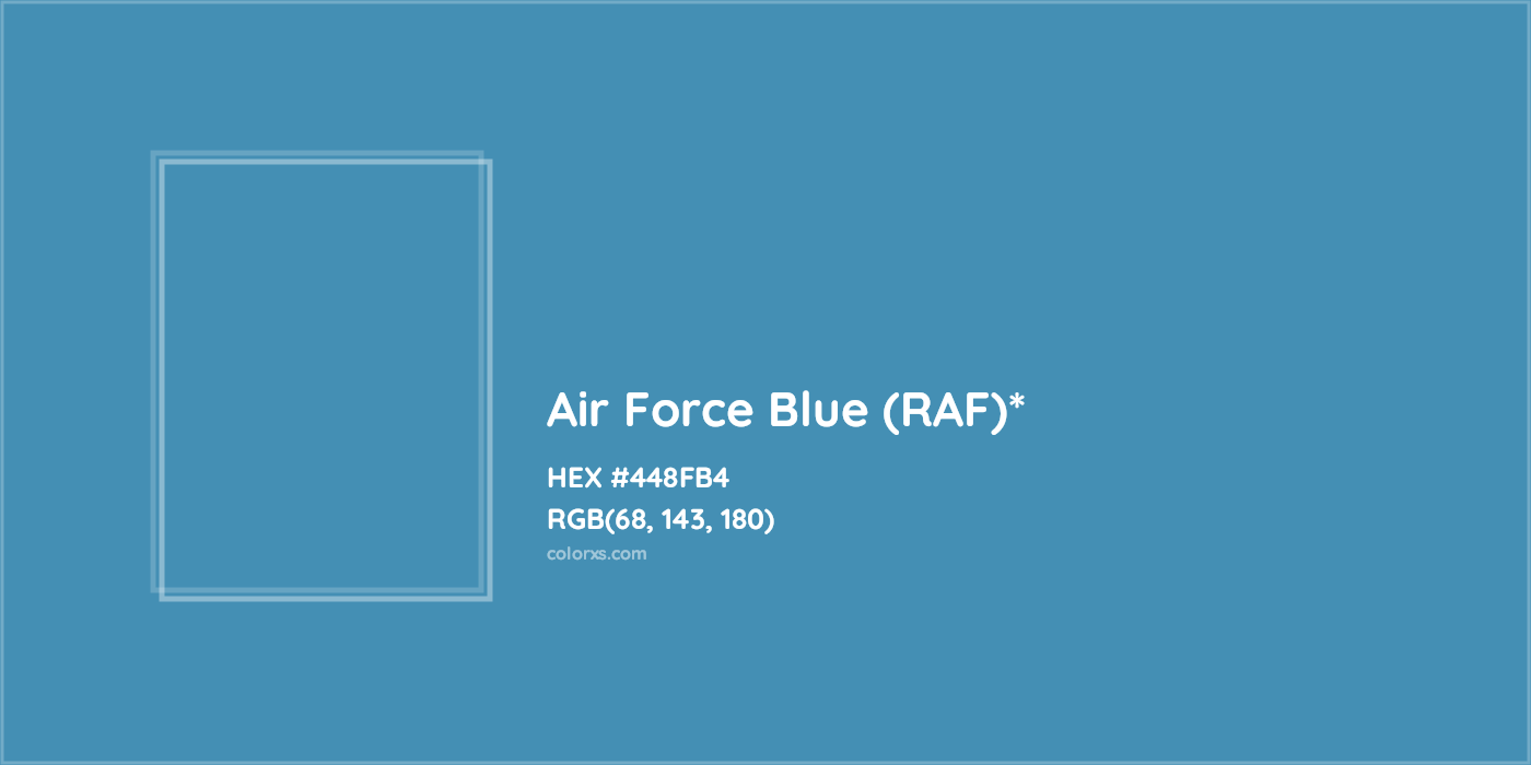 HEX #448FB4 Color Name, Color Code, Palettes, Similar Paints, Images