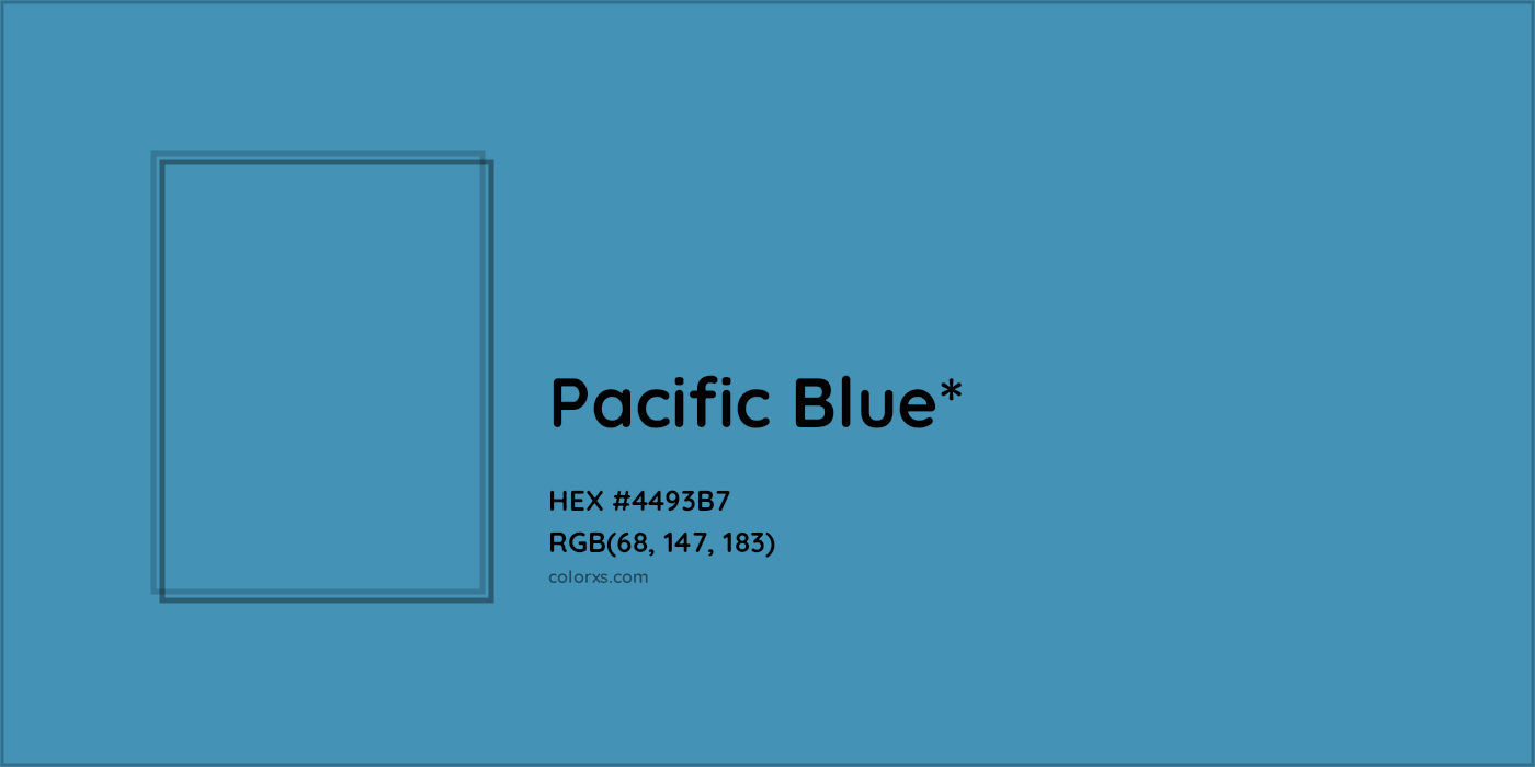 HEX #4493B7 Color Name, Color Code, Palettes, Similar Paints, Images