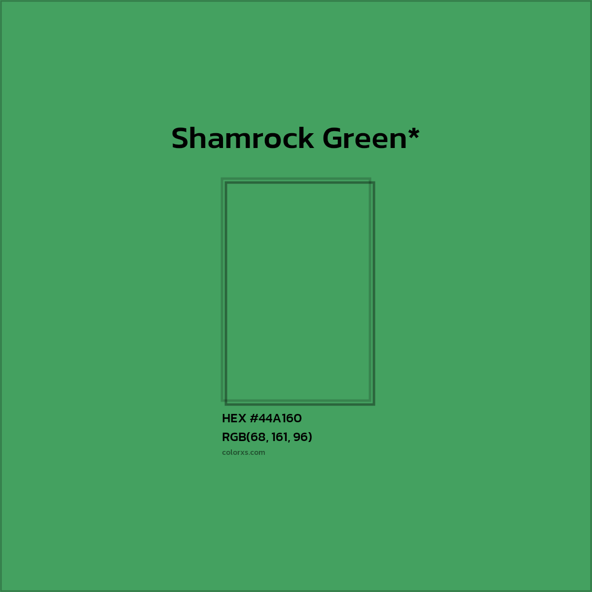 HEX #44A160 Color Name, Color Code, Palettes, Similar Paints, Images