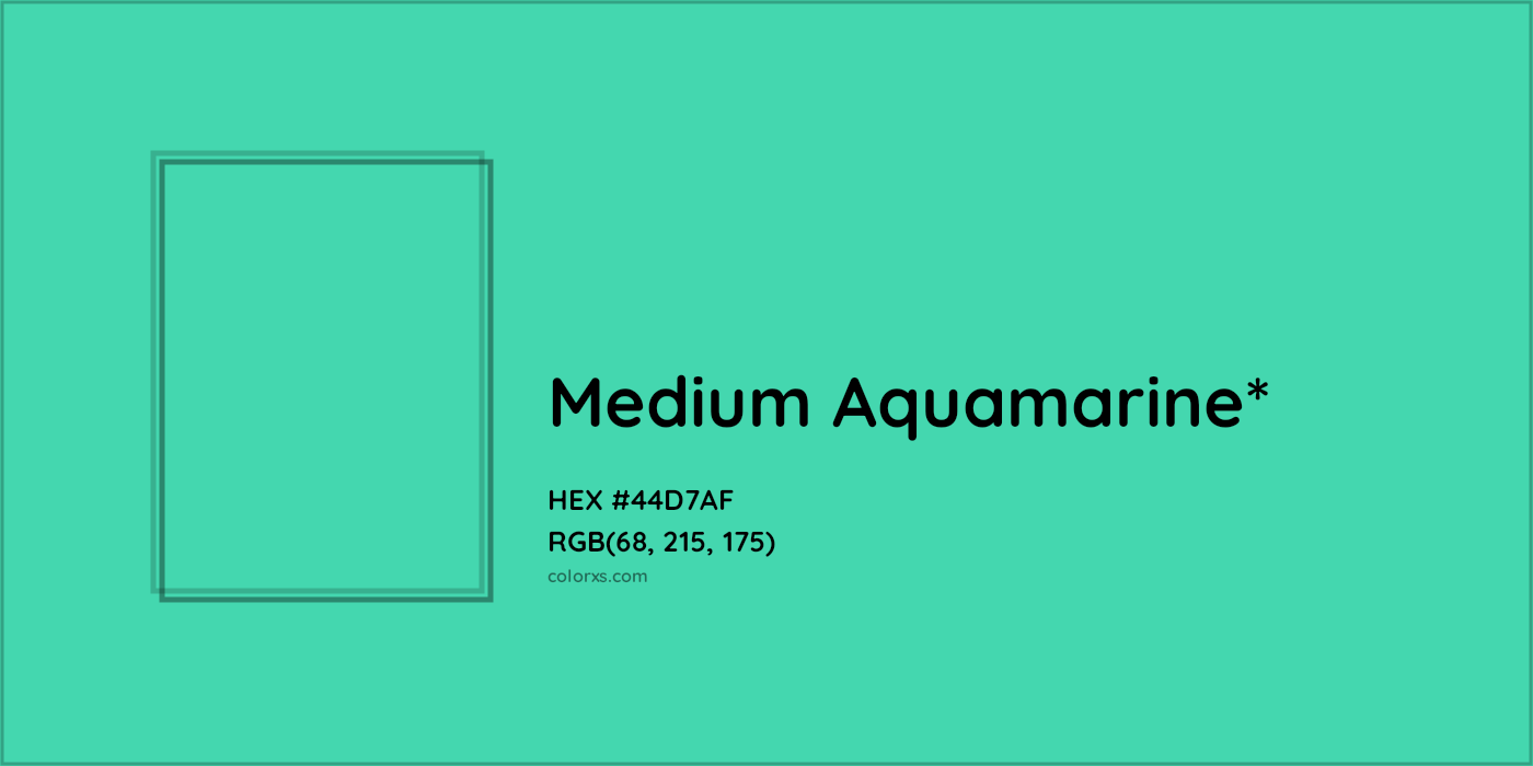 HEX #44D7AF Color Name, Color Code, Palettes, Similar Paints, Images