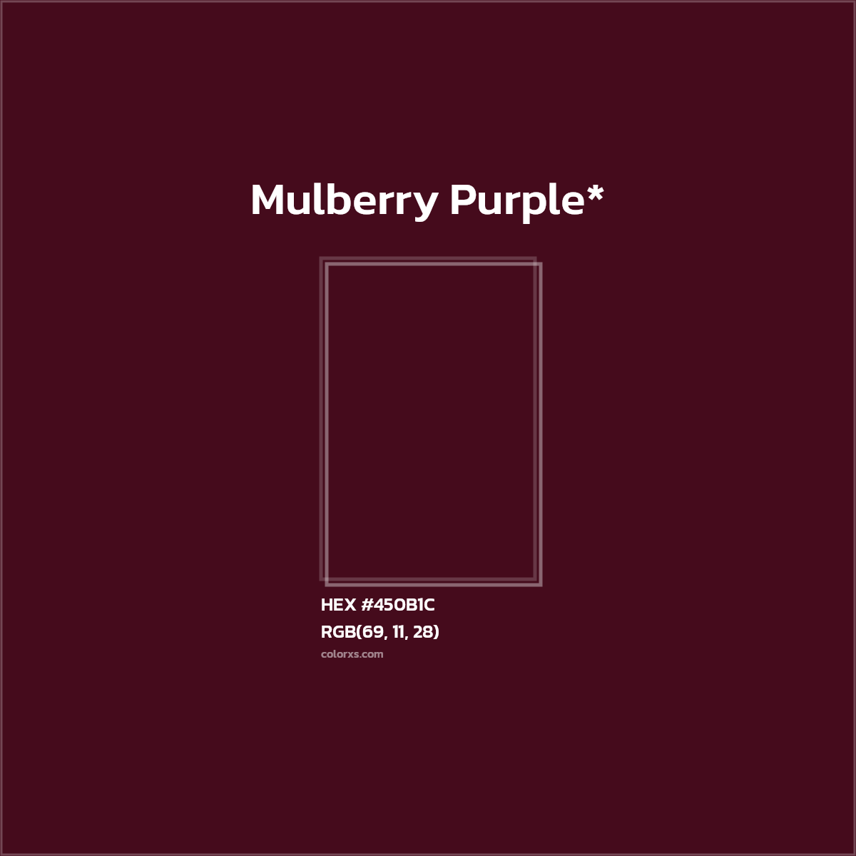 HEX #450B1C Color Name, Color Code, Palettes, Similar Paints, Images