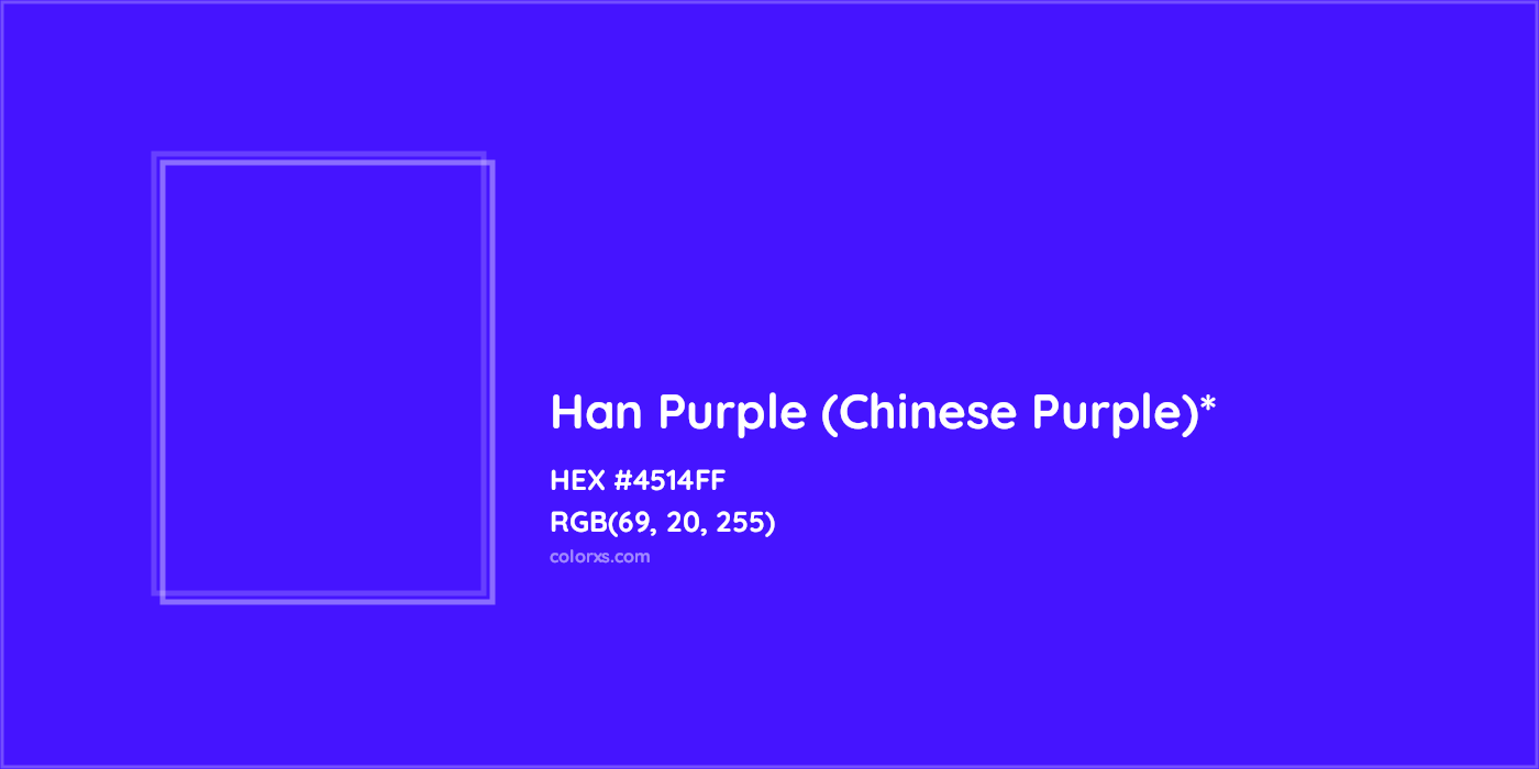 HEX #4514FF Color Name, Color Code, Palettes, Similar Paints, Images