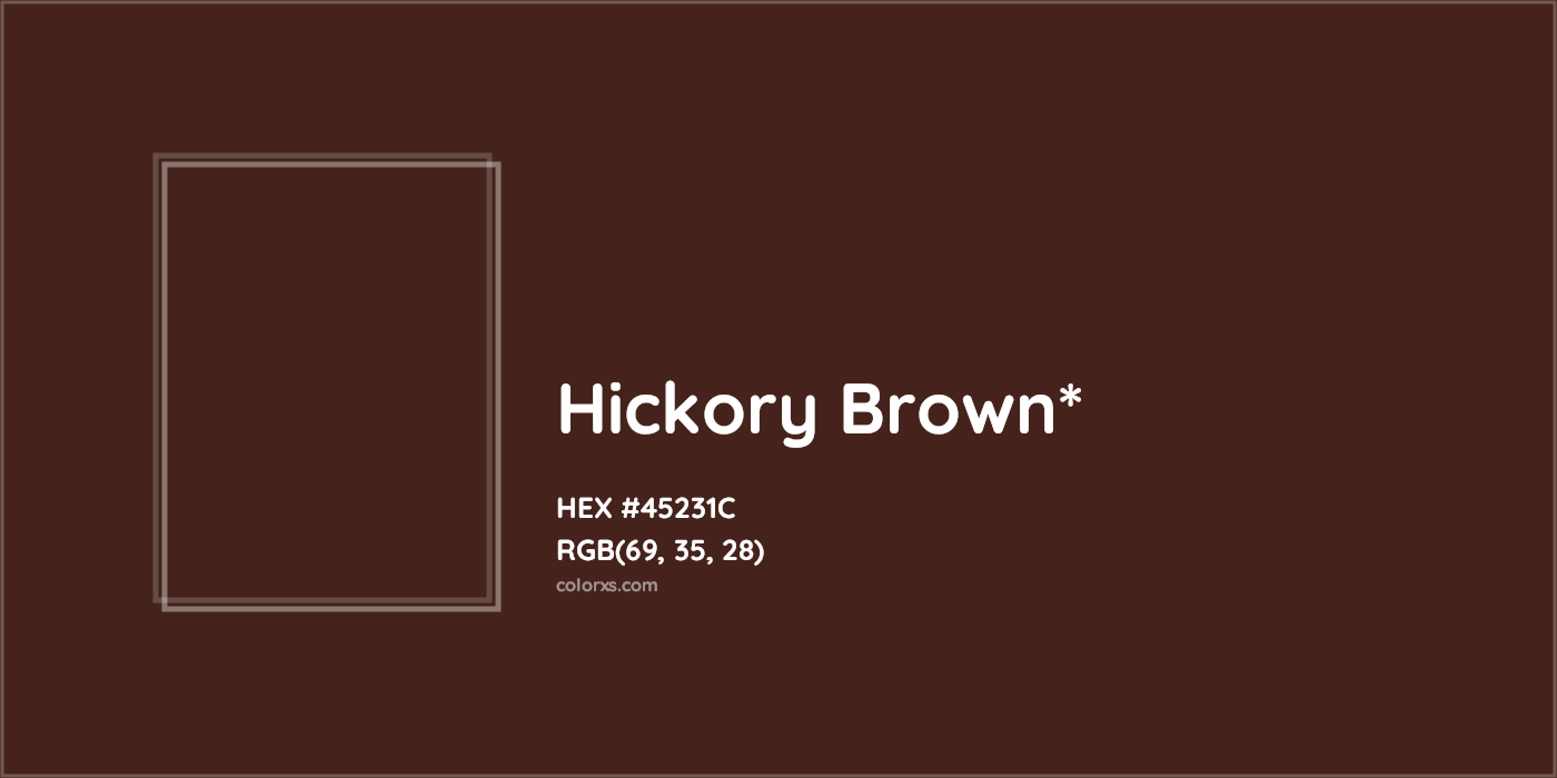 HEX #45231C Color Name, Color Code, Palettes, Similar Paints, Images