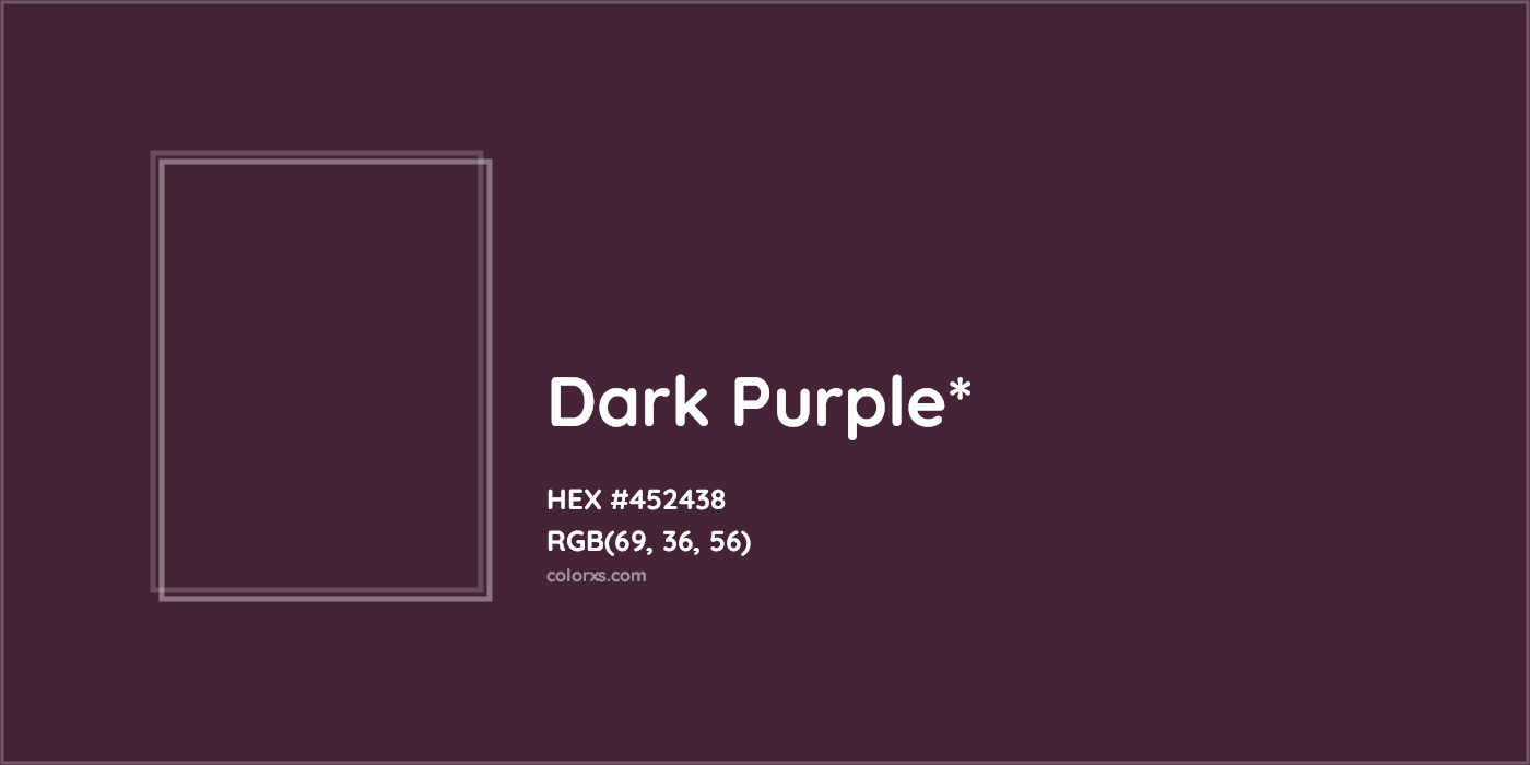 HEX #452438 Color Name, Color Code, Palettes, Similar Paints, Images
