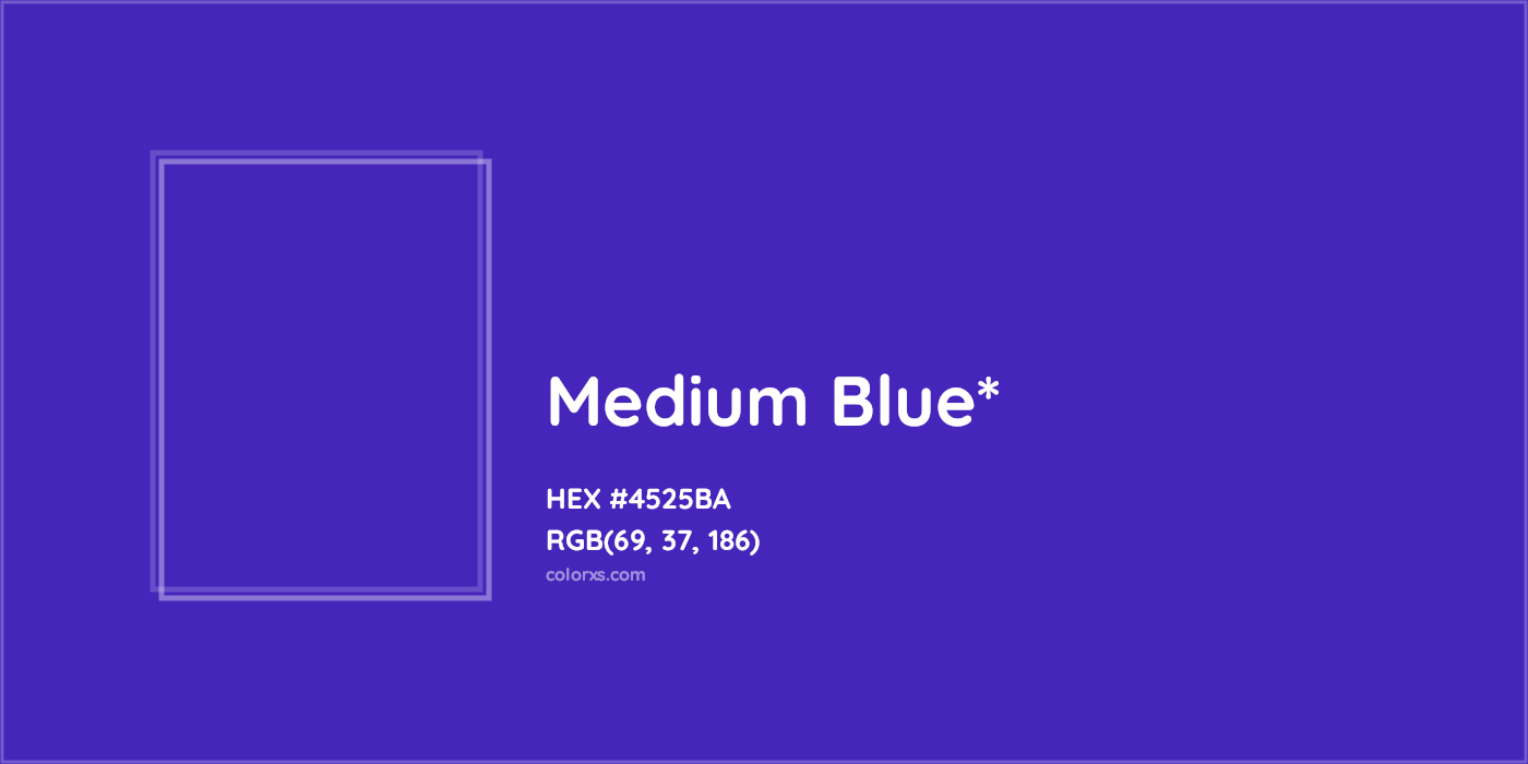 HEX #4525BA Color Name, Color Code, Palettes, Similar Paints, Images