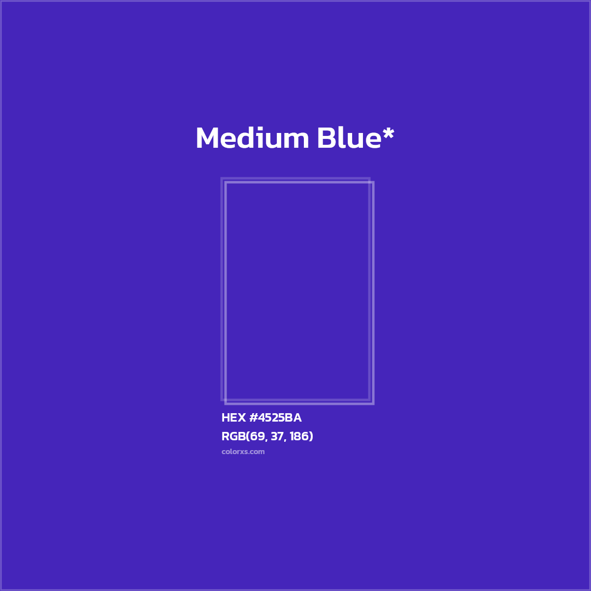HEX #4525BA Color Name, Color Code, Palettes, Similar Paints, Images