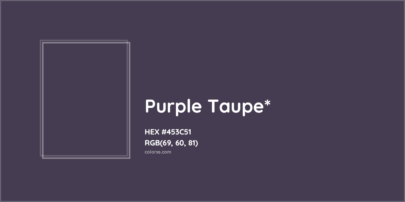 HEX #453C51 Color Name, Color Code, Palettes, Similar Paints, Images