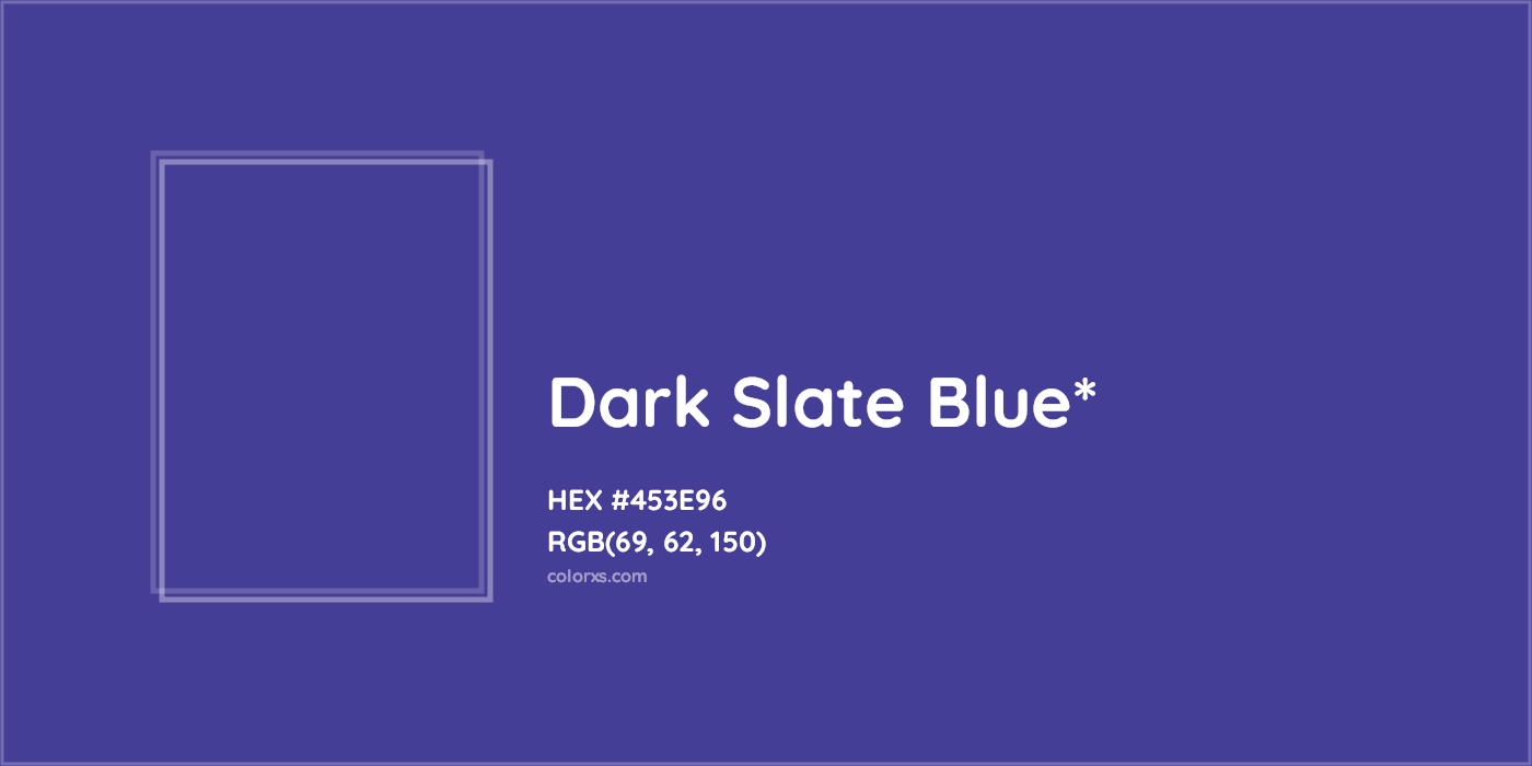 HEX #453E96 Color Name, Color Code, Palettes, Similar Paints, Images