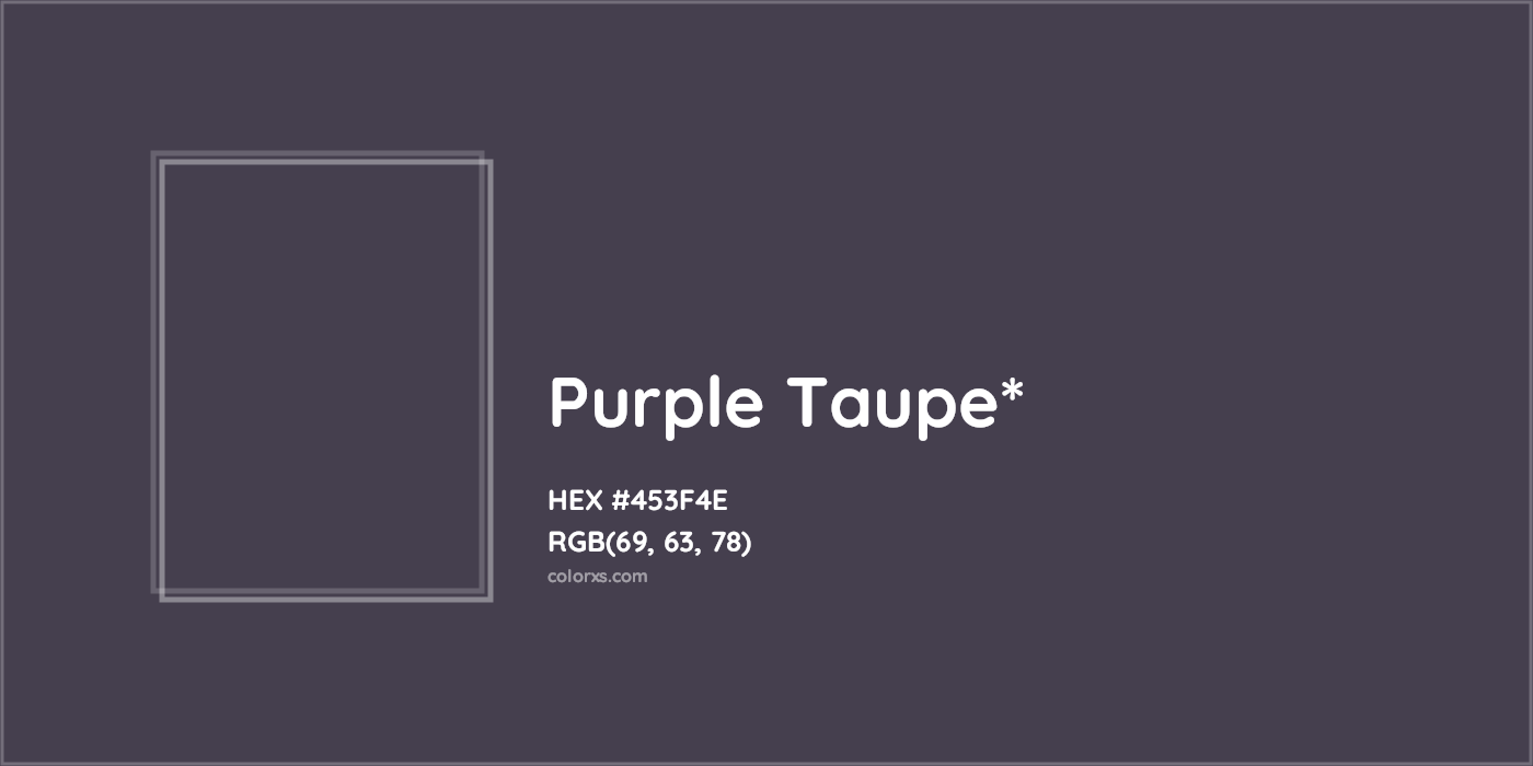HEX #453F4E Color Name, Color Code, Palettes, Similar Paints, Images