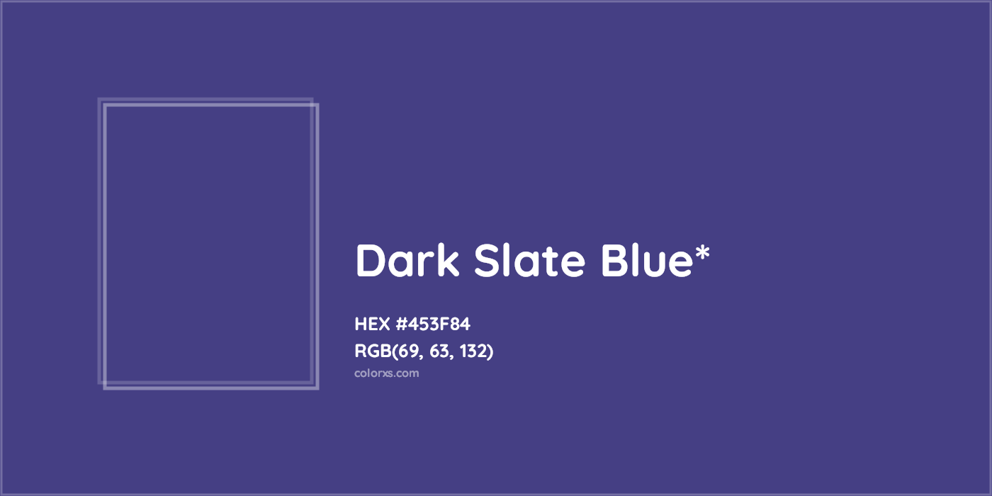 HEX #453F84 Color Name, Color Code, Palettes, Similar Paints, Images