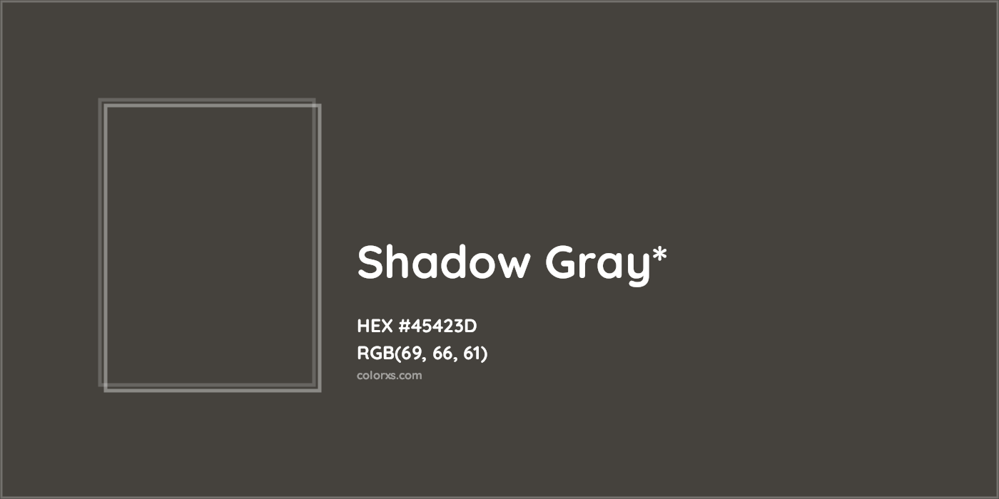 HEX #45423D Color Name, Color Code, Palettes, Similar Paints, Images
