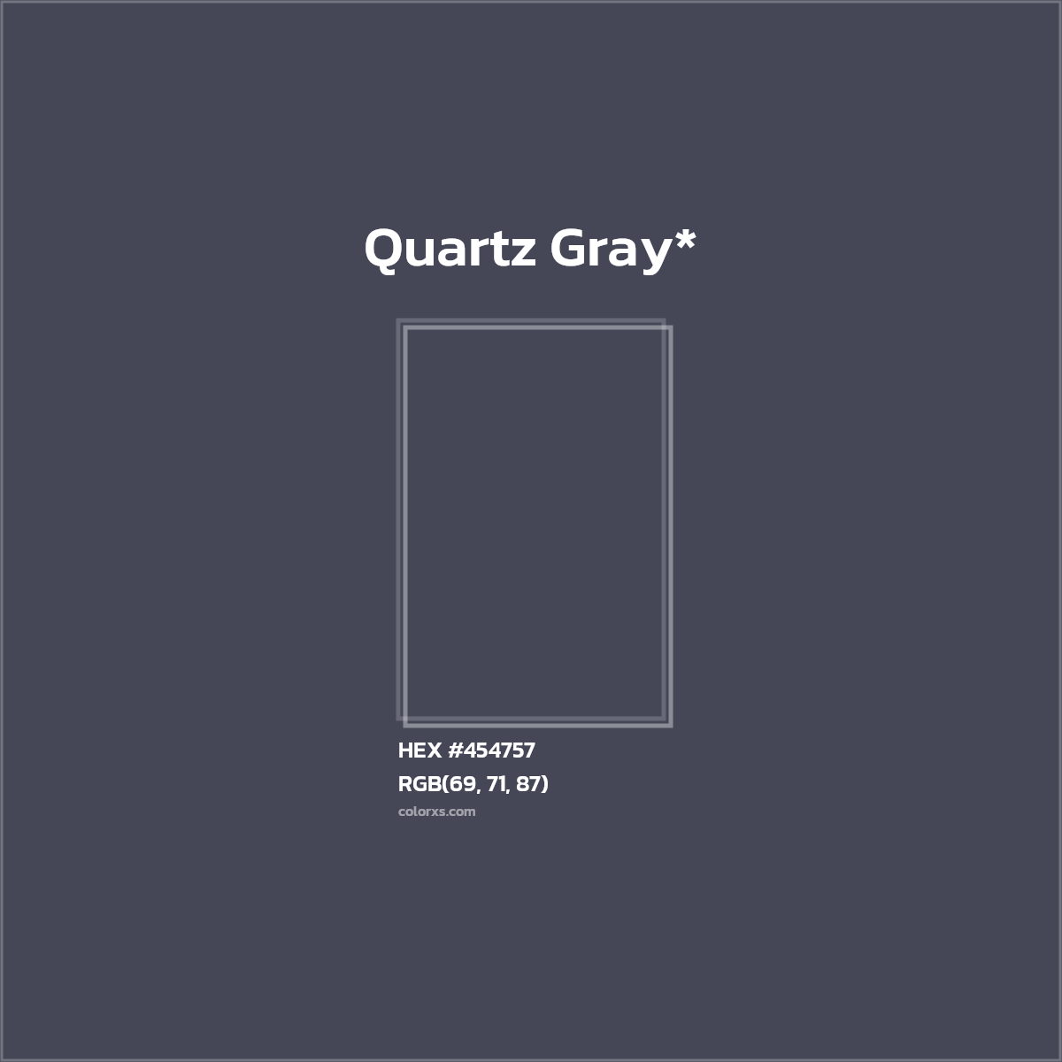 HEX #454757 Color Name, Color Code, Palettes, Similar Paints, Images