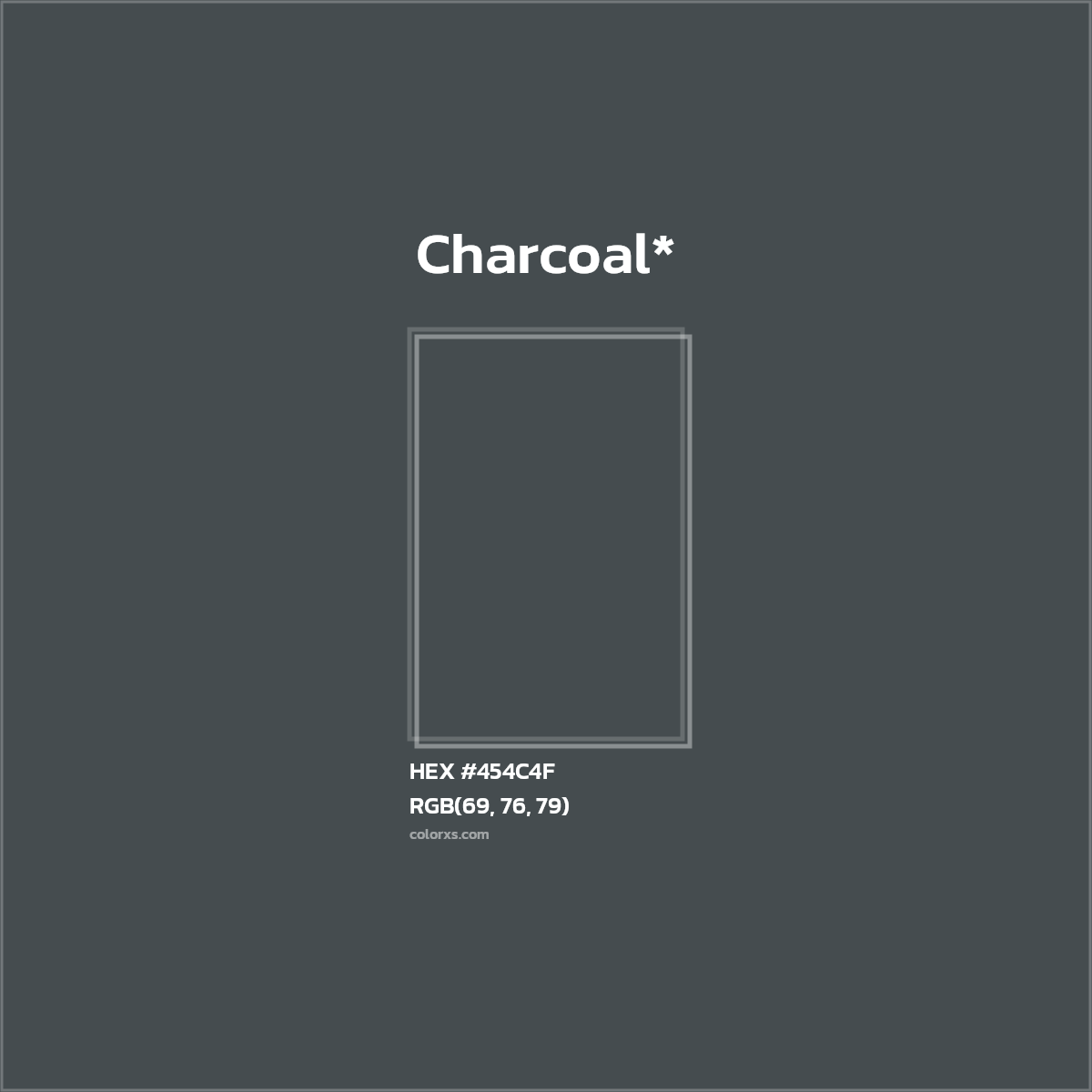 HEX #454C4F Color Name, Color Code, Palettes, Similar Paints, Images