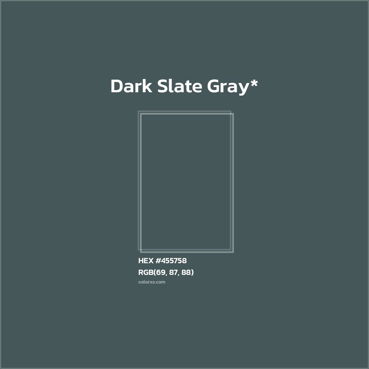 HEX #455758 Color Name, Color Code, Palettes, Similar Paints, Images