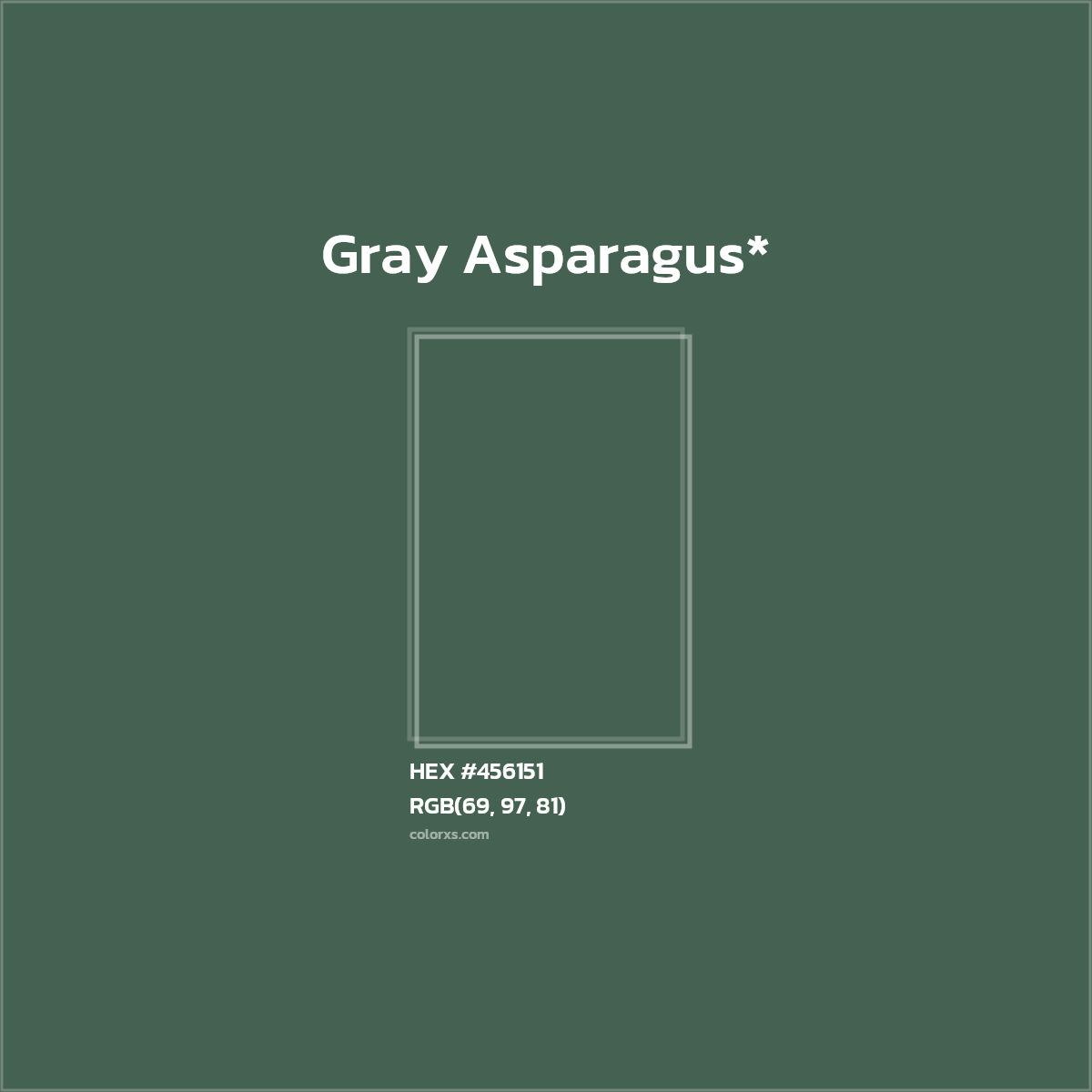 HEX #456151 Color Name, Color Code, Palettes, Similar Paints, Images
