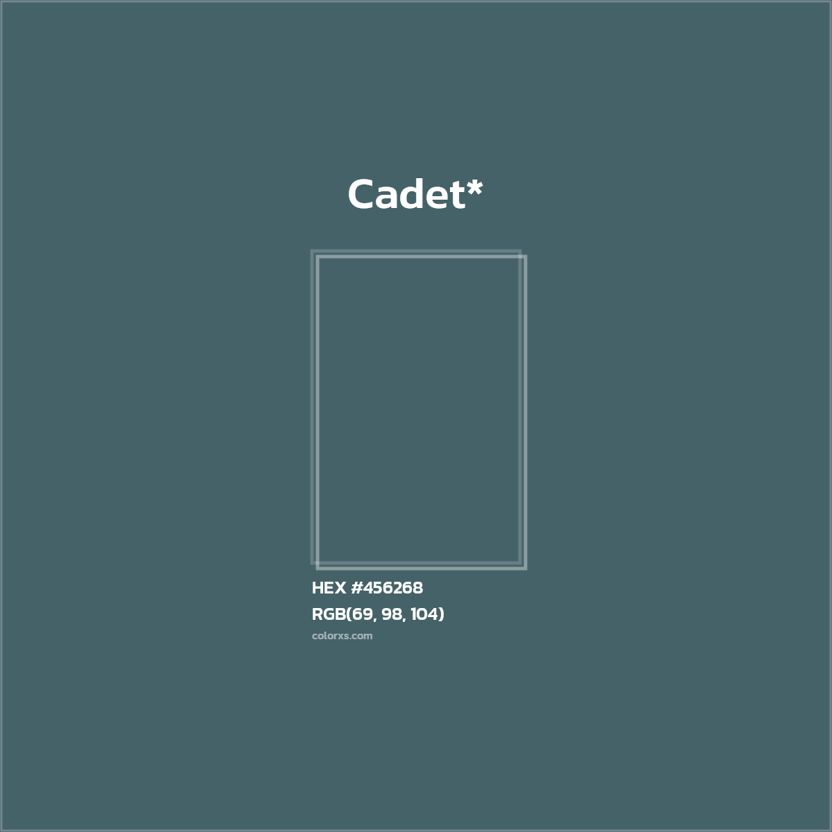 HEX #456268 Color Name, Color Code, Palettes, Similar Paints, Images