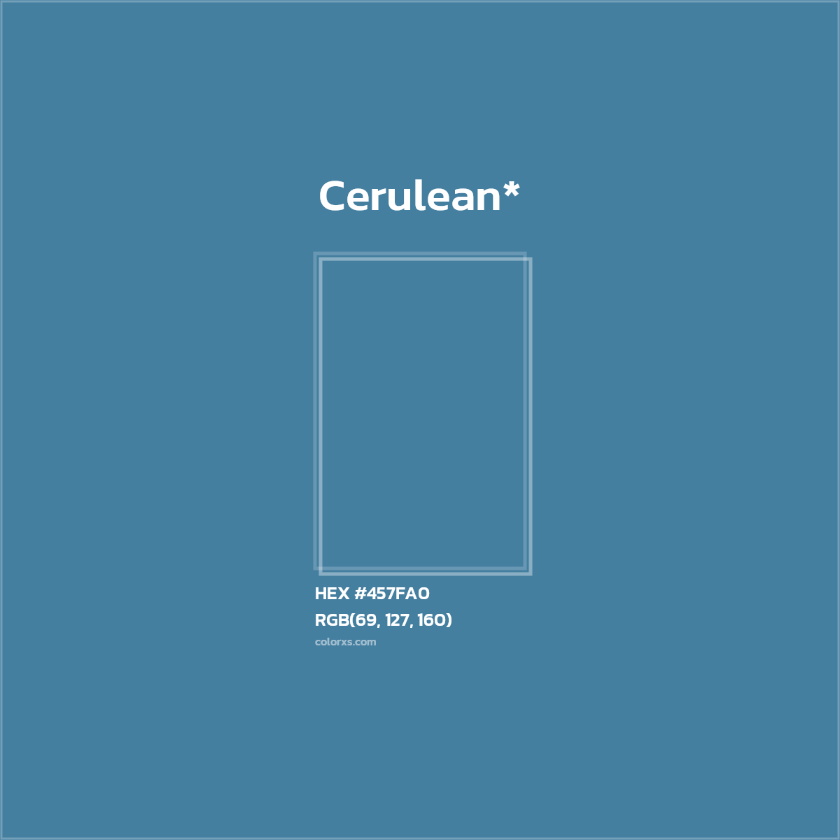 HEX #457FA0 Color Name, Color Code, Palettes, Similar Paints, Images