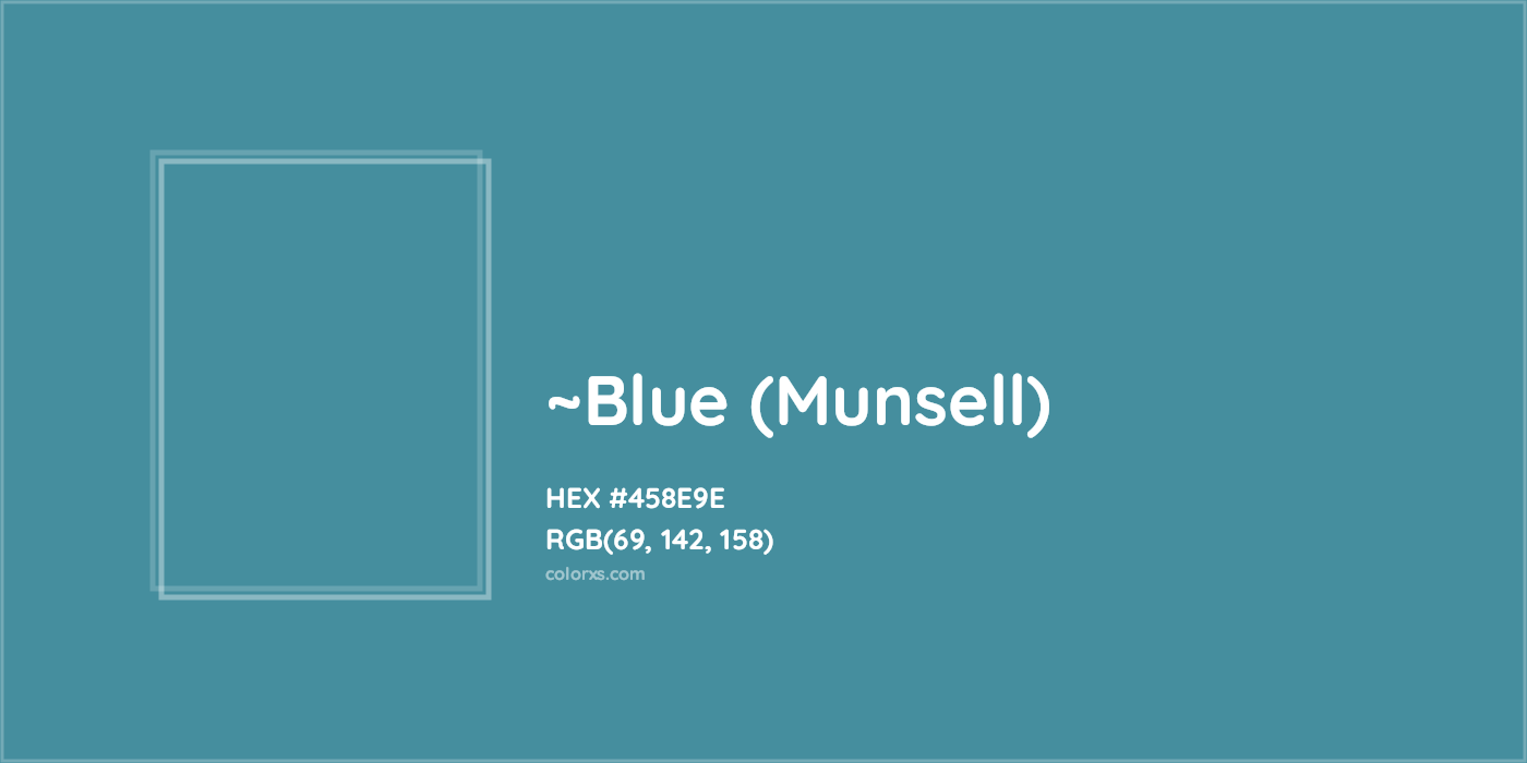 HEX #458E9E Color Name, Color Code, Palettes, Similar Paints, Images