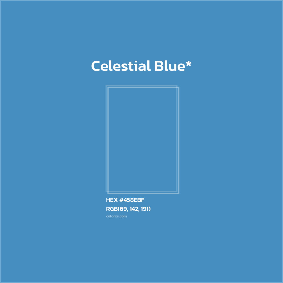 HEX #458EBF Color Name, Color Code, Palettes, Similar Paints, Images