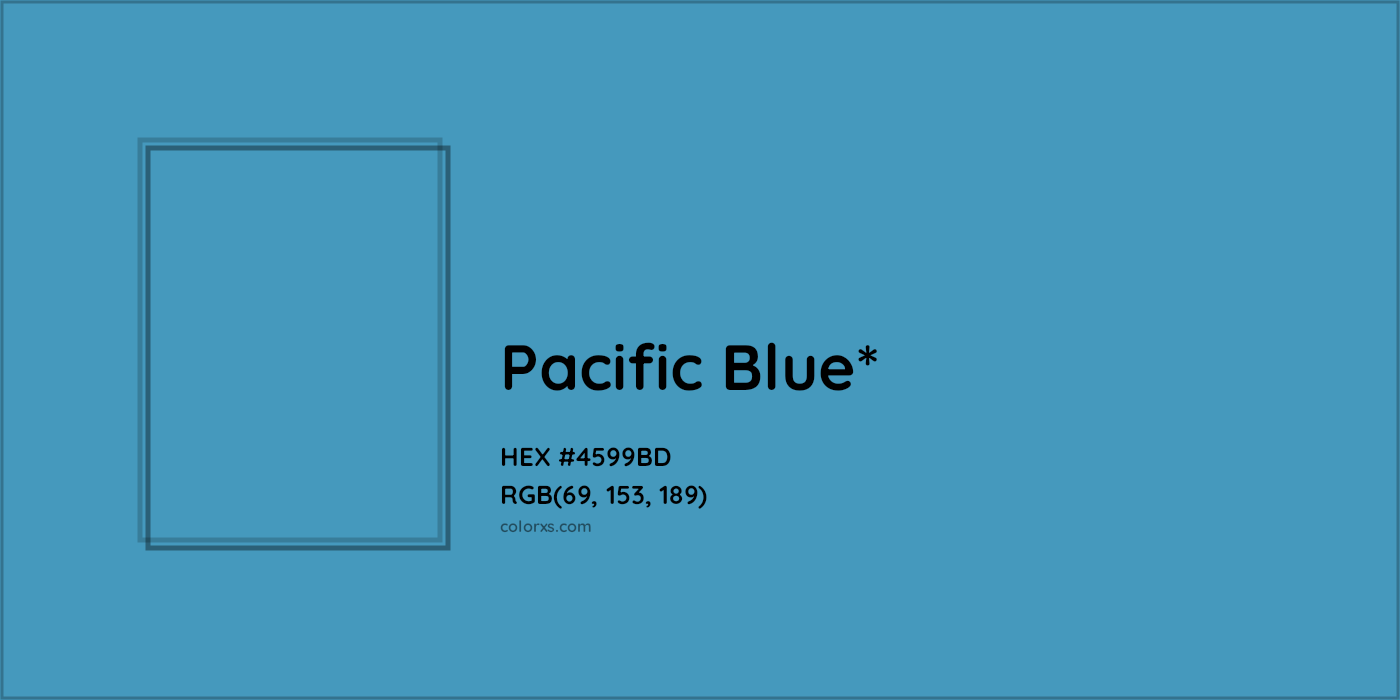 HEX #4599BD Color Name, Color Code, Palettes, Similar Paints, Images