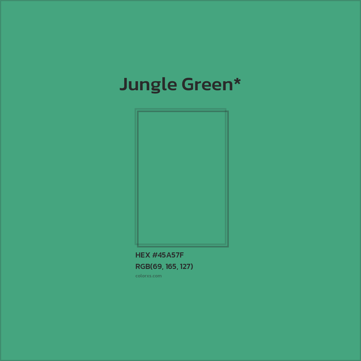 HEX #45A57F Color Name, Color Code, Palettes, Similar Paints, Images