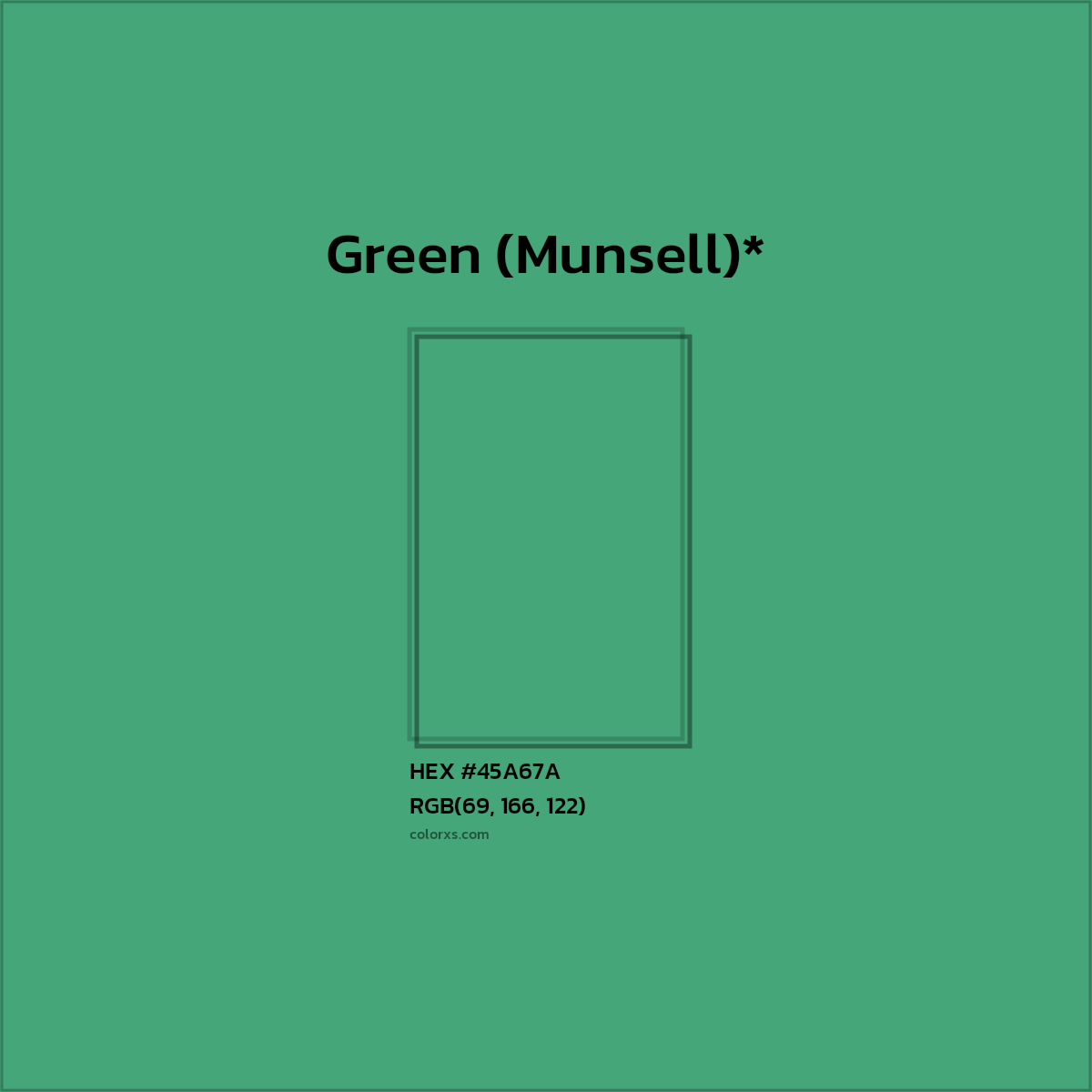 HEX #45A67A Color Name, Color Code, Palettes, Similar Paints, Images