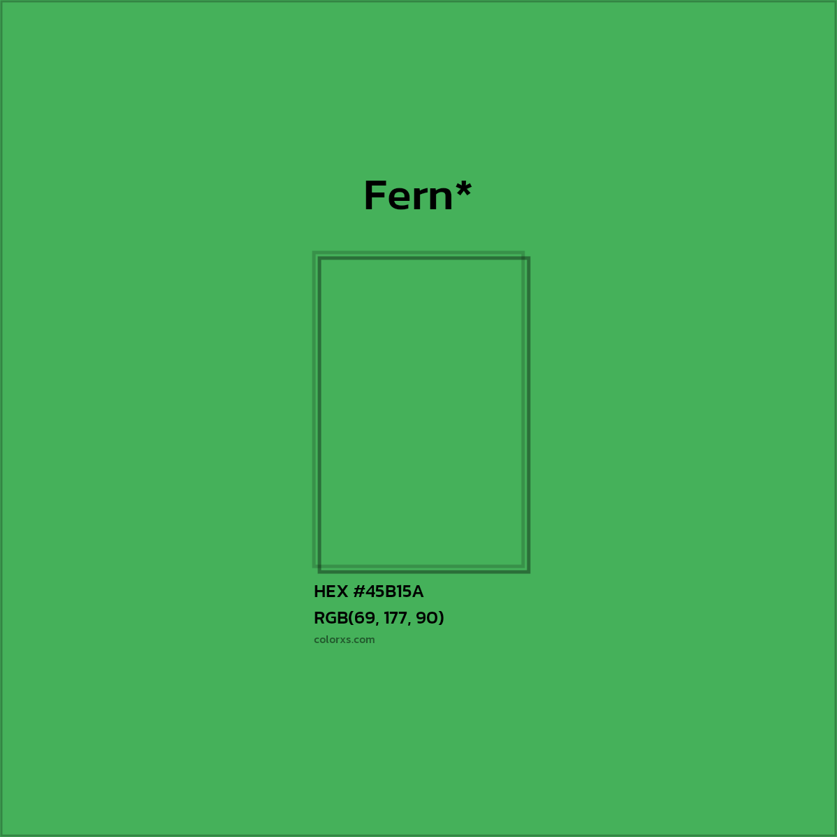 HEX #45B15A Color Name, Color Code, Palettes, Similar Paints, Images