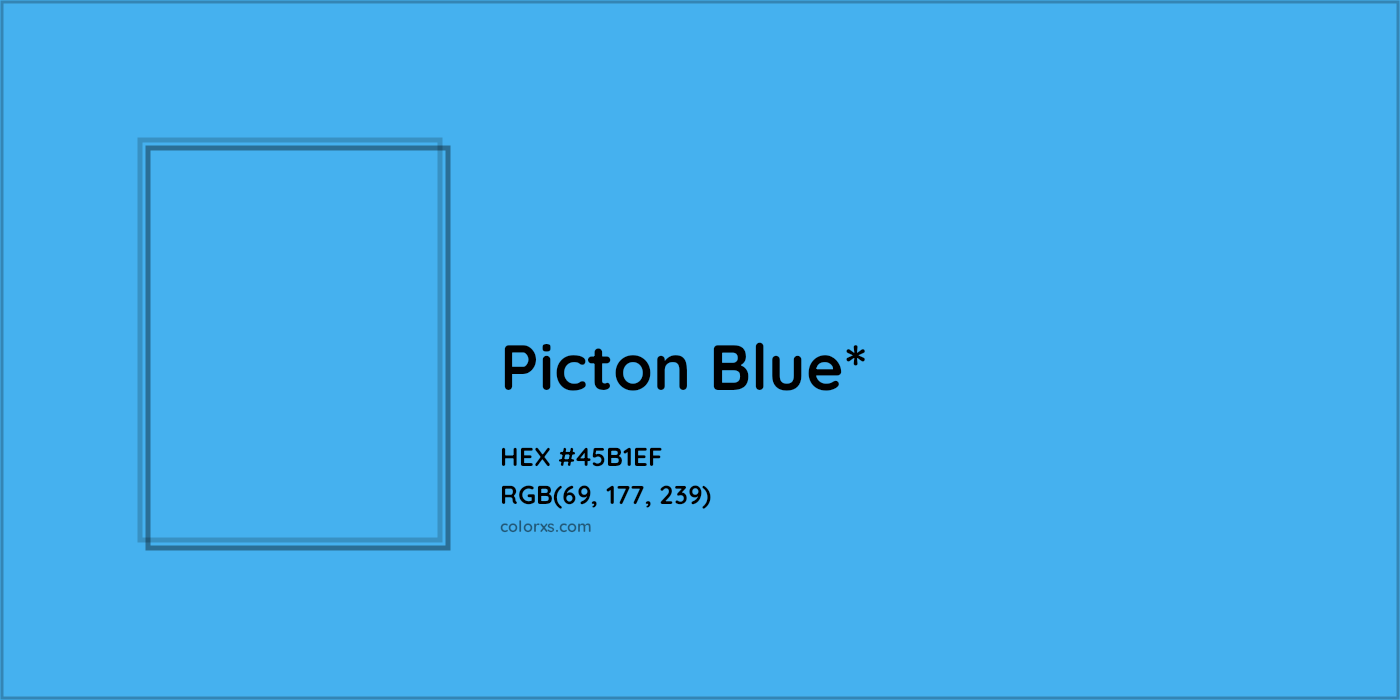 HEX #45B1EF Color Name, Color Code, Palettes, Similar Paints, Images