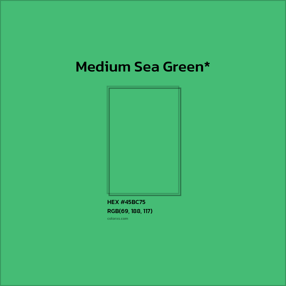 HEX #45BC75 Color Name, Color Code, Palettes, Similar Paints, Images