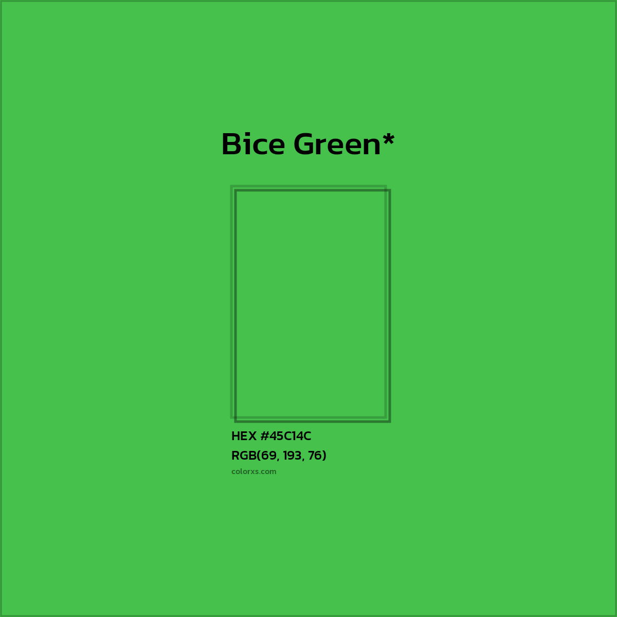 HEX #45C14C Color Name, Color Code, Palettes, Similar Paints, Images