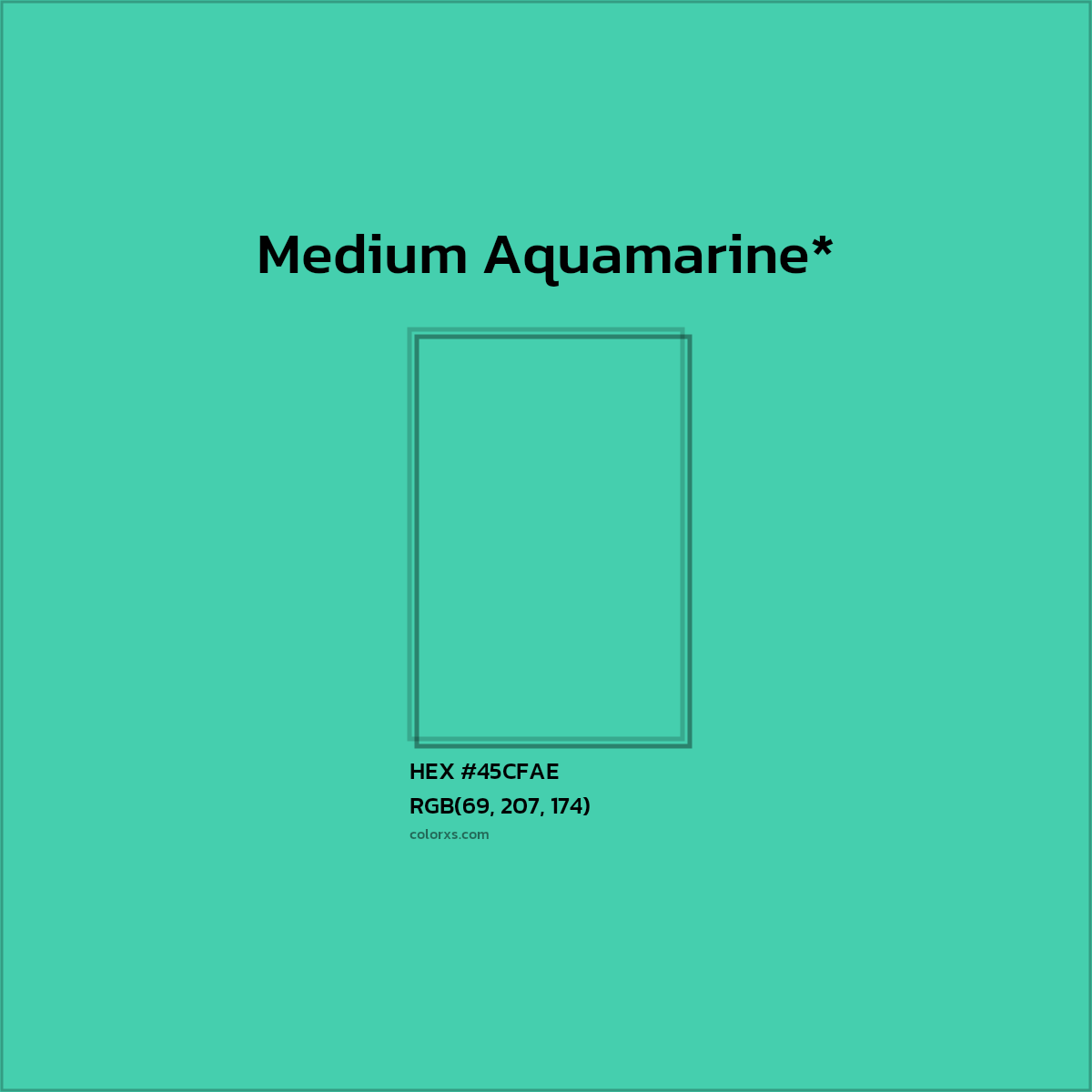 HEX #45CFAE Color Name, Color Code, Palettes, Similar Paints, Images