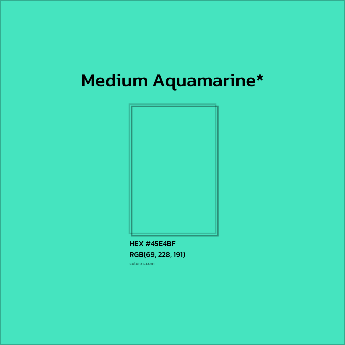 HEX #45E4BF Color Name, Color Code, Palettes, Similar Paints, Images
