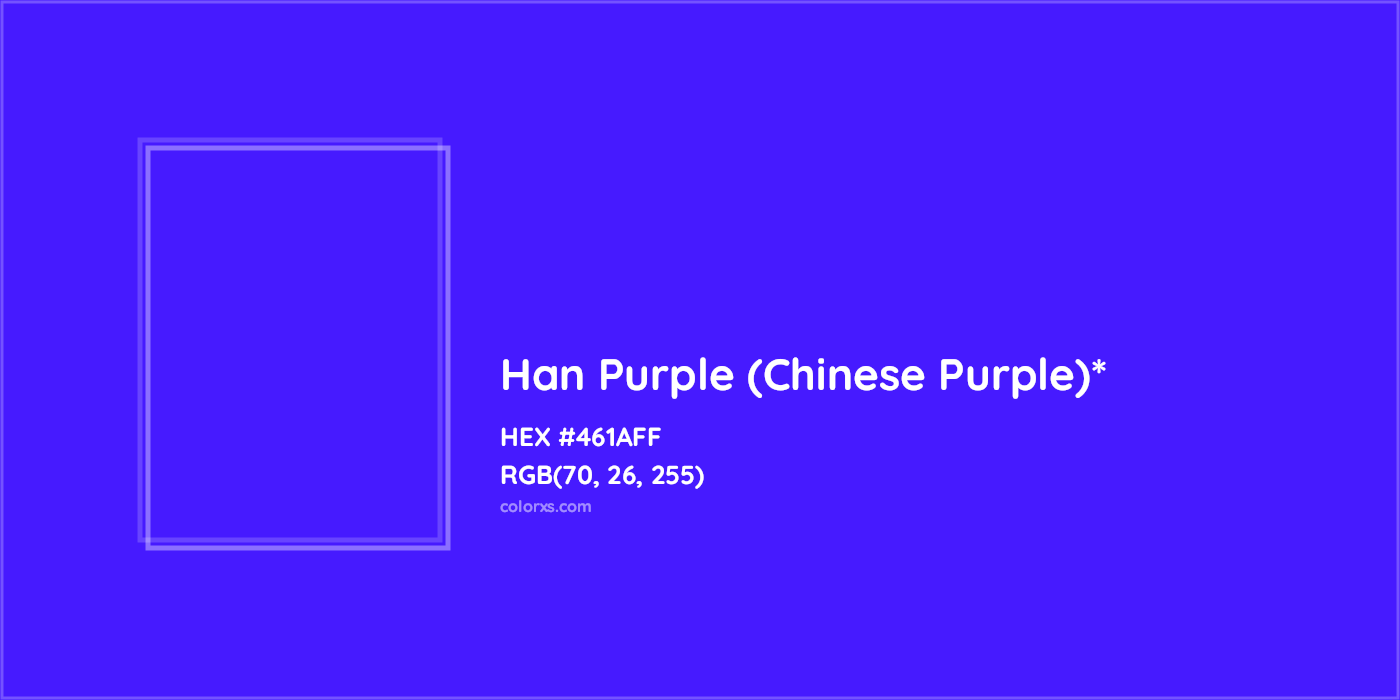 HEX #461AFF Color Name, Color Code, Palettes, Similar Paints, Images