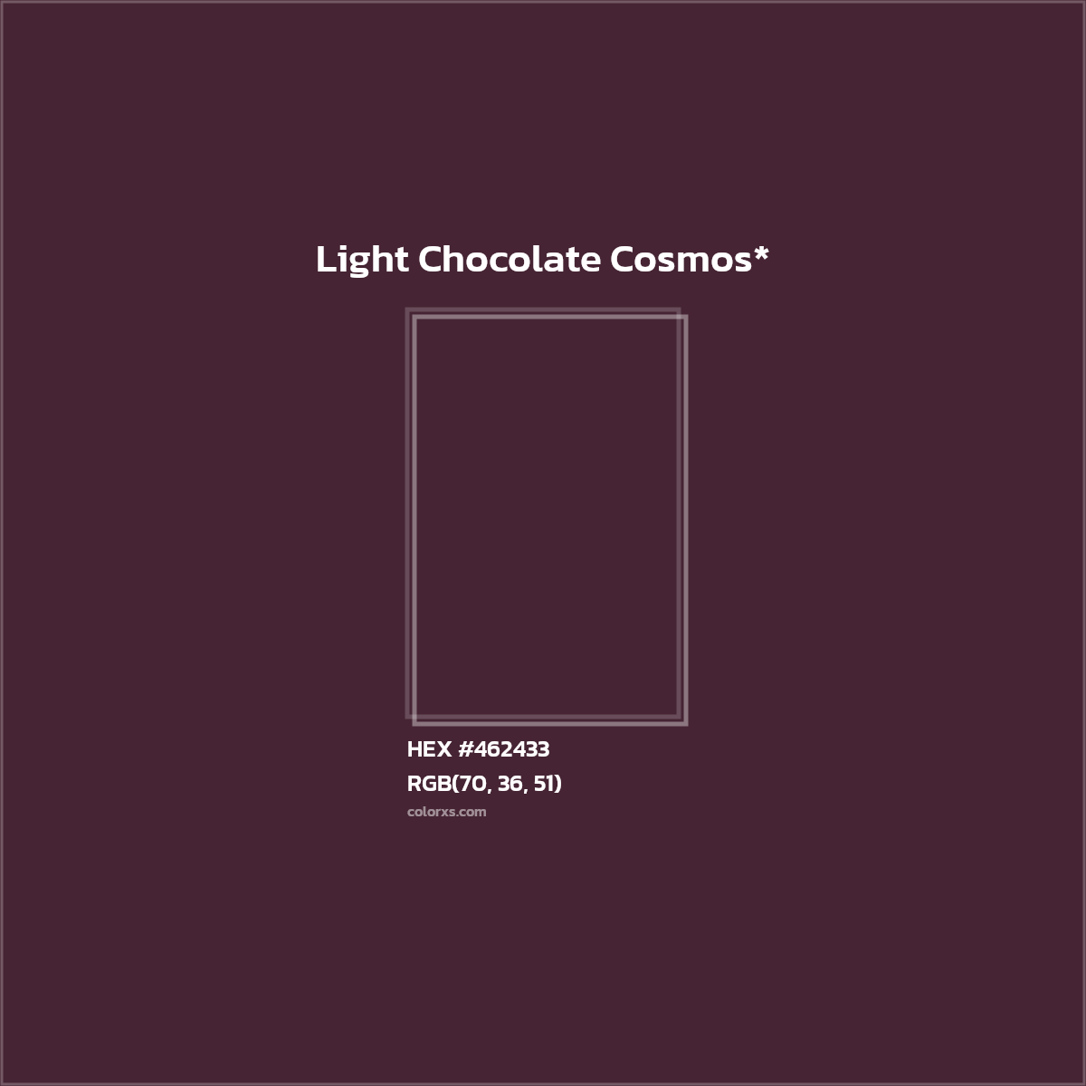 HEX #462433 Color Name, Color Code, Palettes, Similar Paints, Images