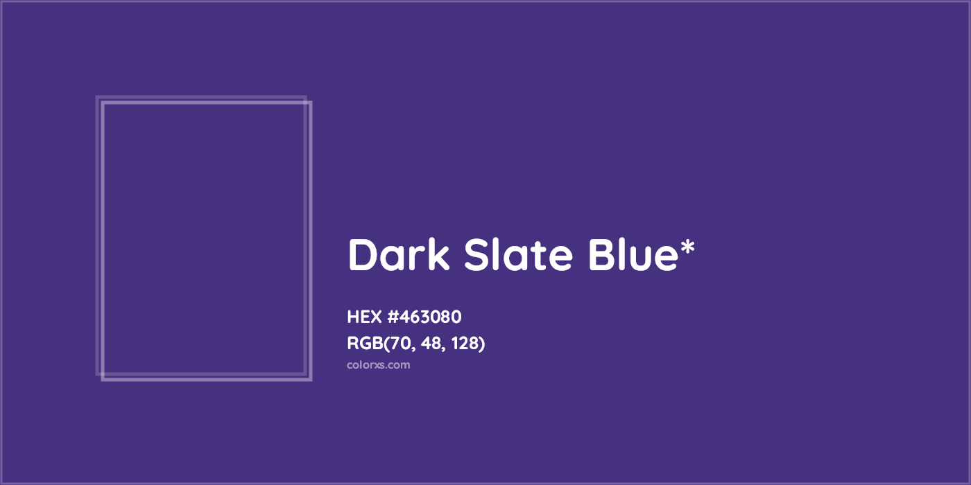 HEX #463080 Color Name, Color Code, Palettes, Similar Paints, Images