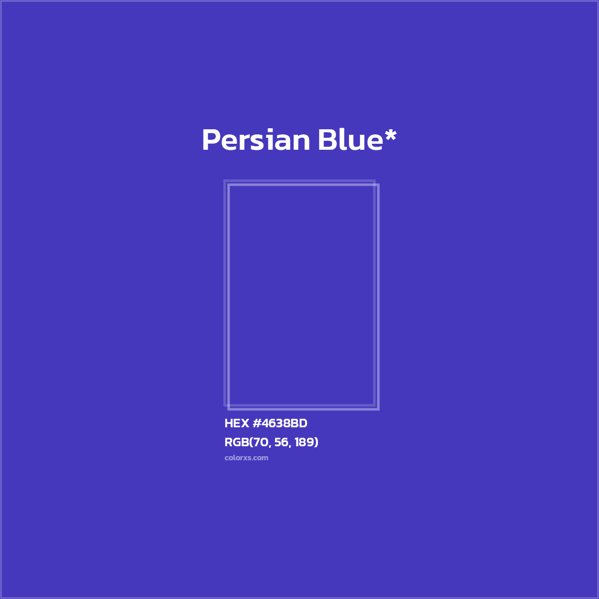 HEX #4638BD Color Name, Color Code, Palettes, Similar Paints, Images