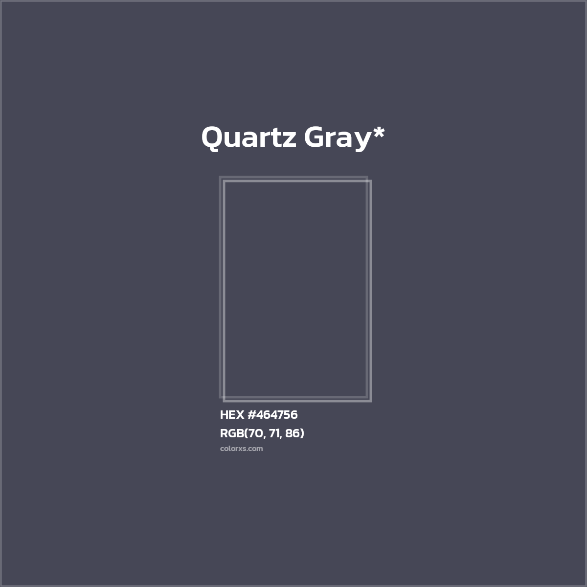 HEX #464756 Color Name, Color Code, Palettes, Similar Paints, Images