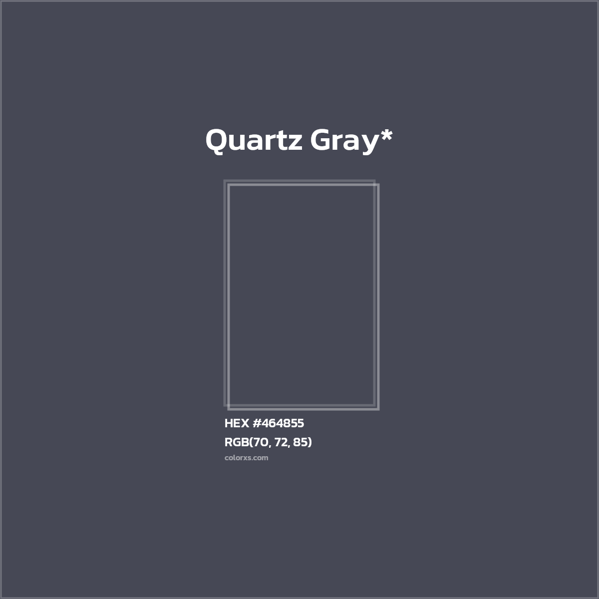 HEX #464855 Color Name, Color Code, Palettes, Similar Paints, Images