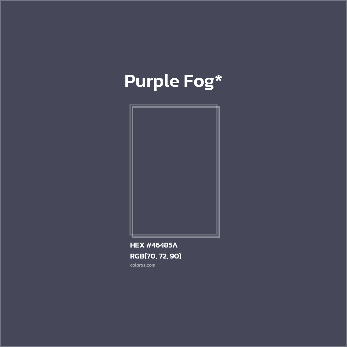 HEX #46485A Color Name, Color Code, Palettes, Similar Paints, Images
