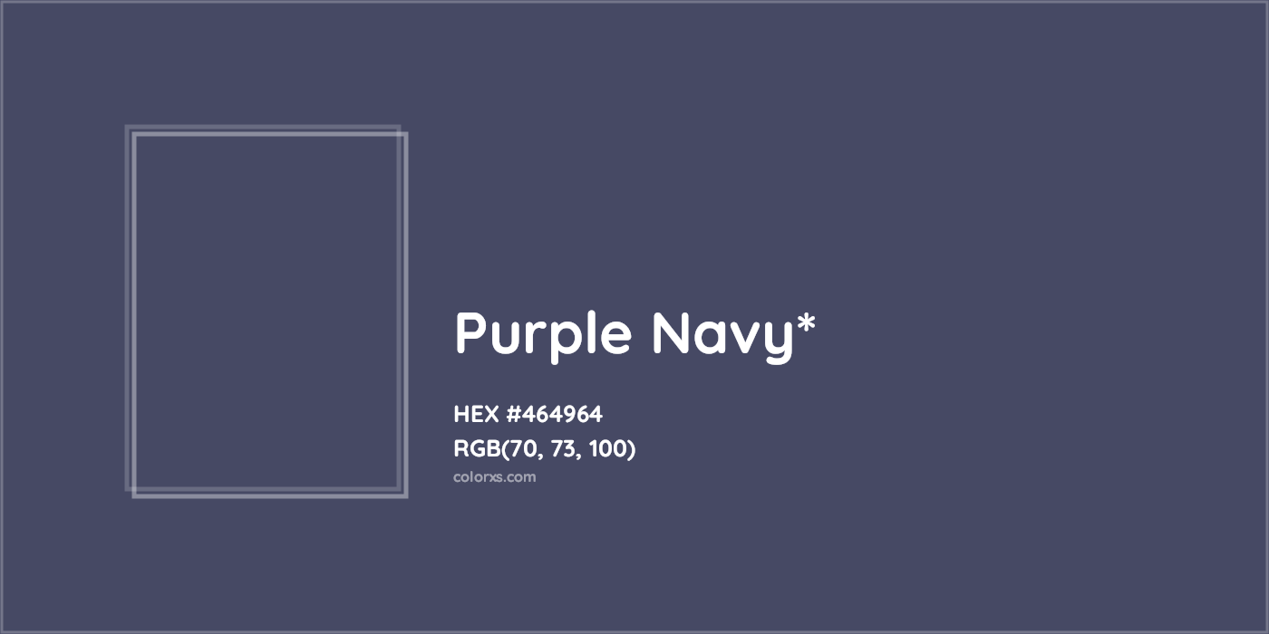HEX #464964 Color Name, Color Code, Palettes, Similar Paints, Images