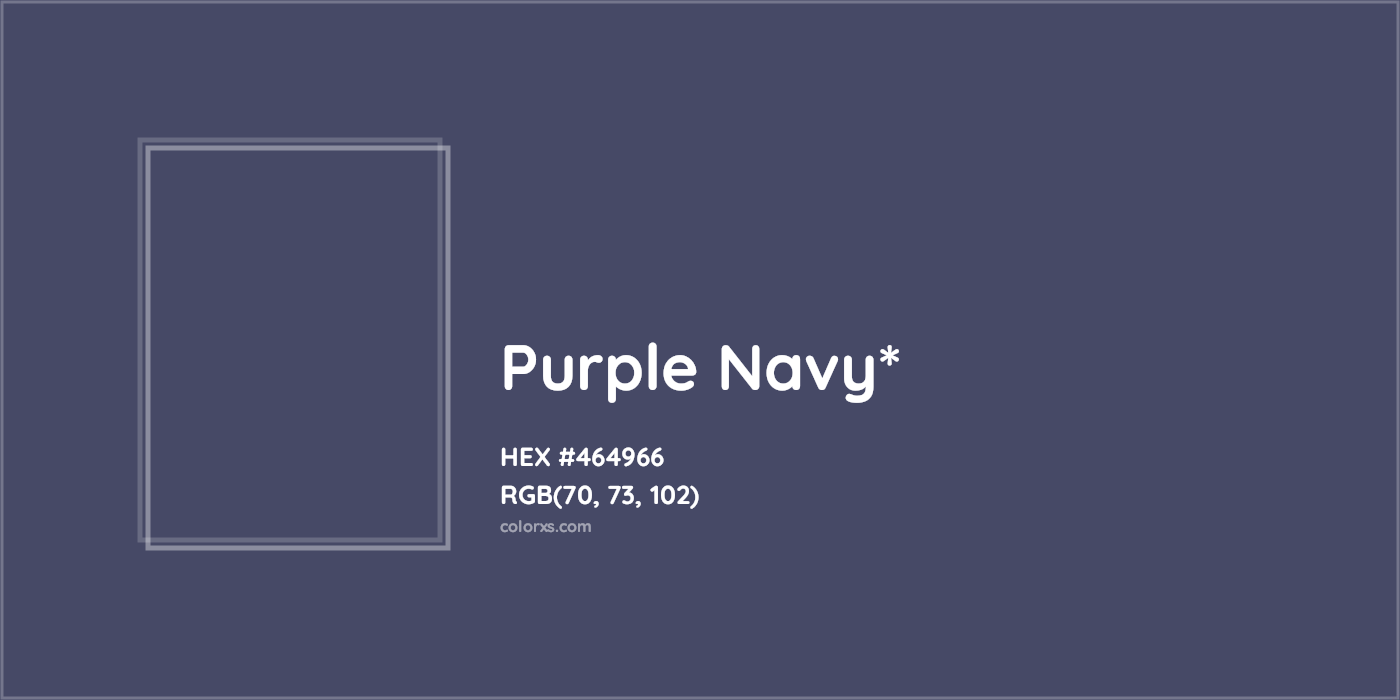 HEX #464966 Color Name, Color Code, Palettes, Similar Paints, Images