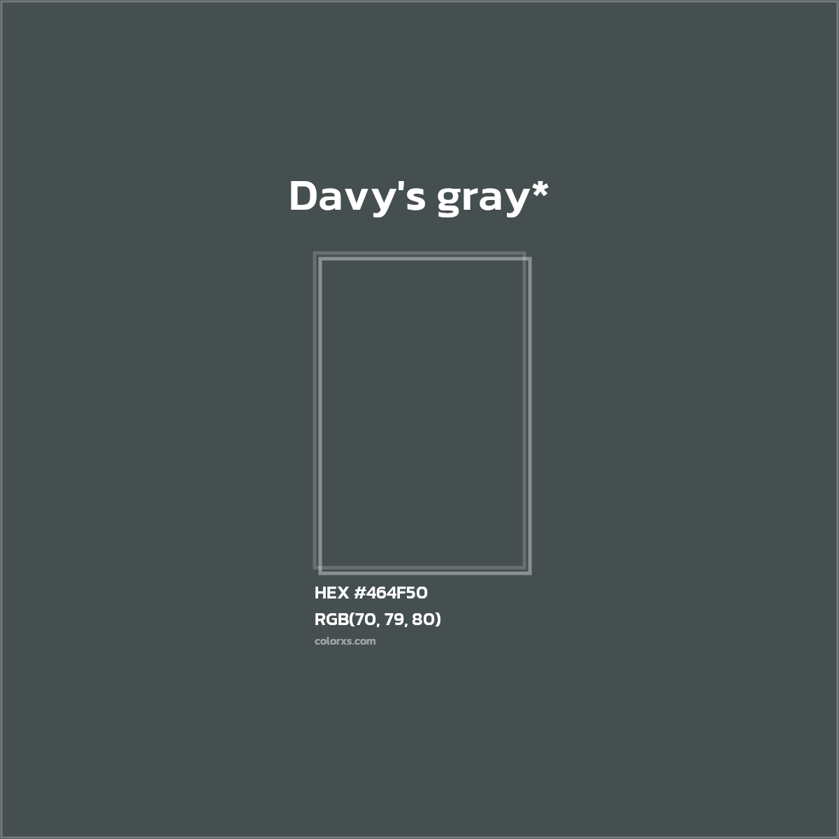 HEX #464F50 Color Name, Color Code, Palettes, Similar Paints, Images